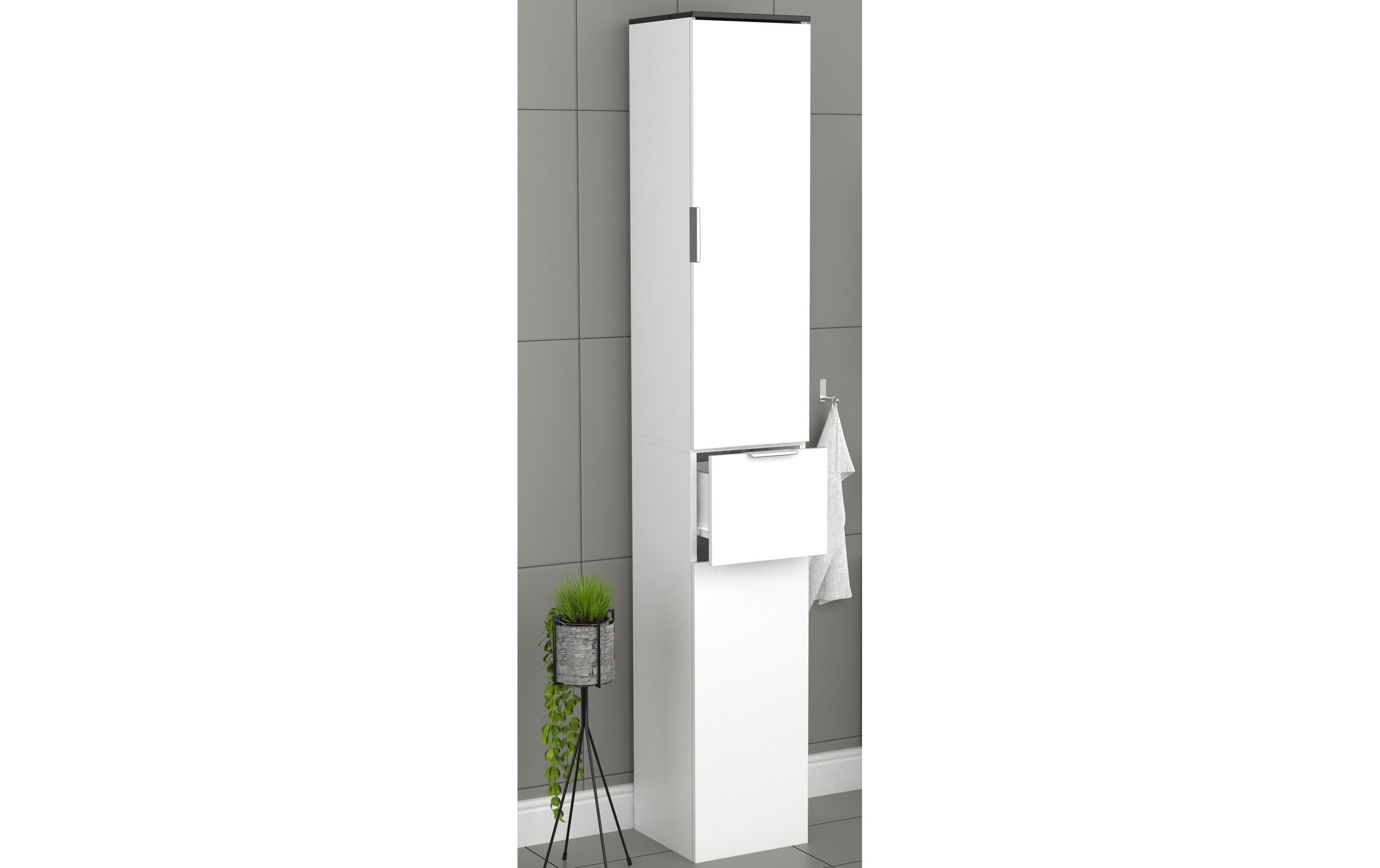 VCM Étagère de salle de bain »Badezimmerregal Donali 30 x 190 cm«