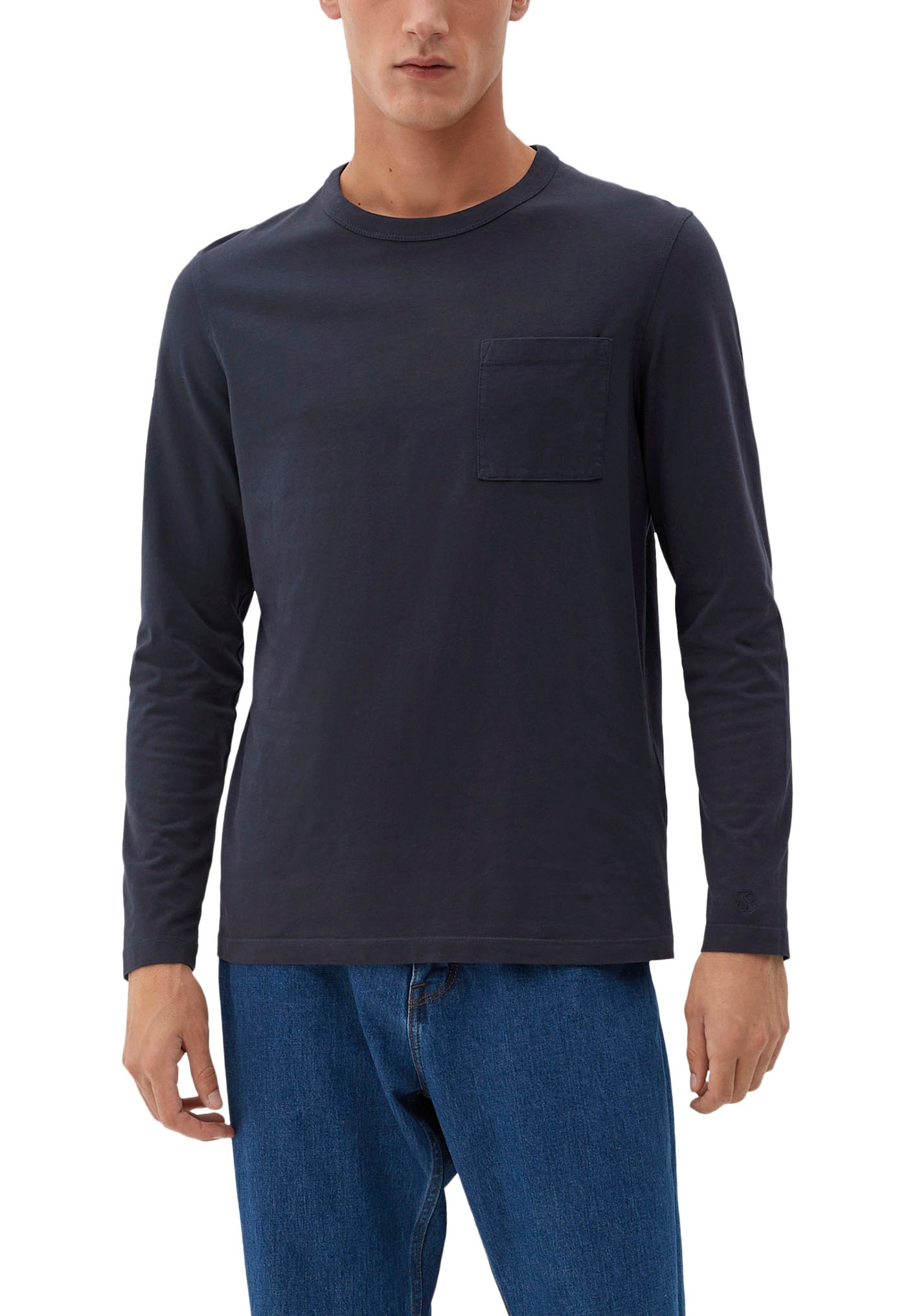 Image of s.Oliver T-Shirt, Bestickung an dem Ärmel bei Ackermann Versand Schweiz