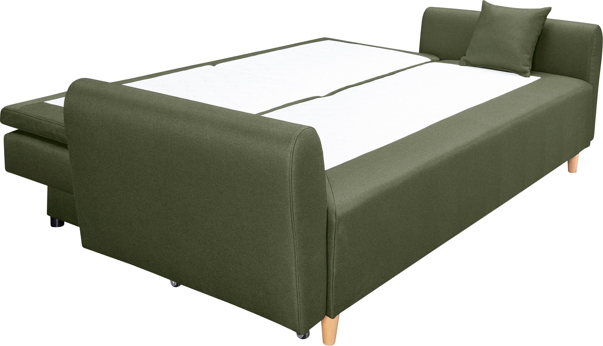 INOSIGN Schlafsofa »Anika«, mit Boxspringaufbau, Bettfunktion & Bettkasten, Dauerschlafsofa