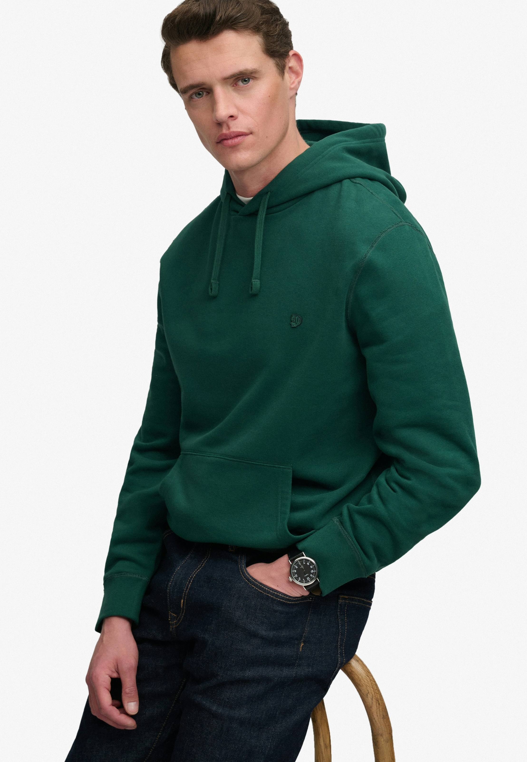 Superdry Kapuzensweatshirt »ESSENTIAL SDCO LOGO HOOD«, Baumwollmischung, regular fit
