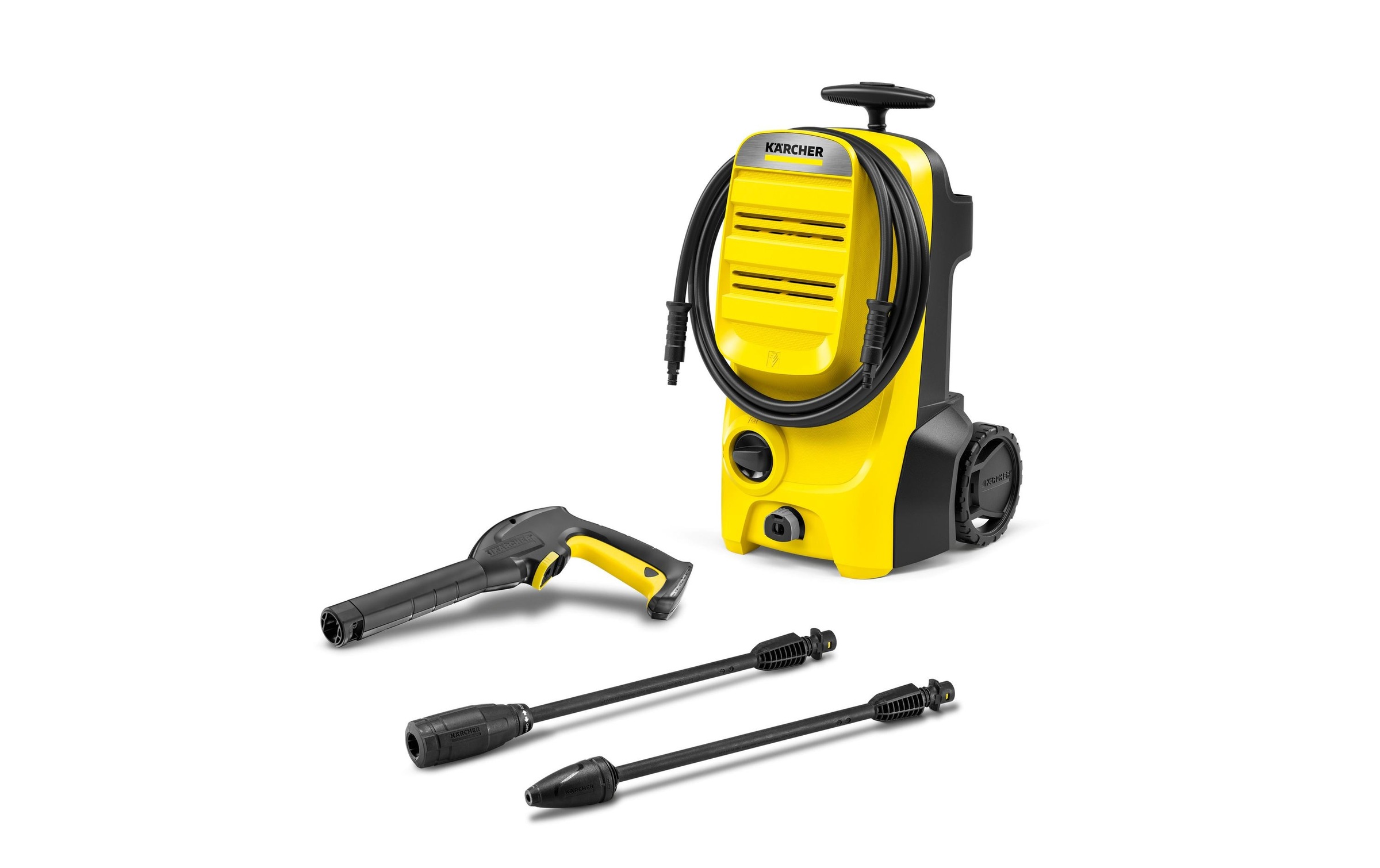 Image of Kärcher Professional Hochdruckreiniger "K 4 Classic Gr." Kompakter Hochdruckreiniger mit Aluminium-Teleskopgriff