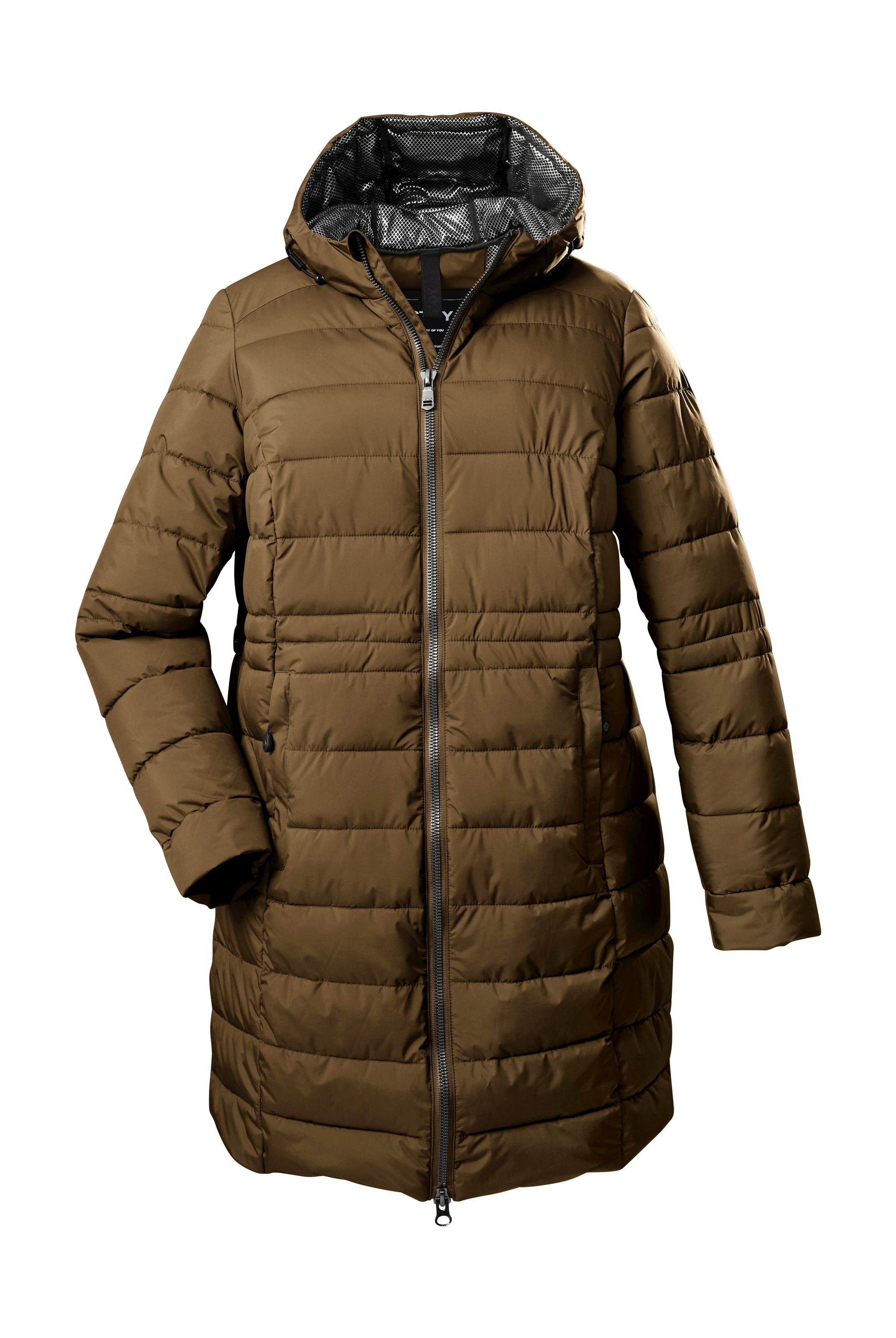 STOY Steppmantel »STW 12 WMN QLTD PRK«, STOY Damen Parka: warm, wasserabweisend, winddicht