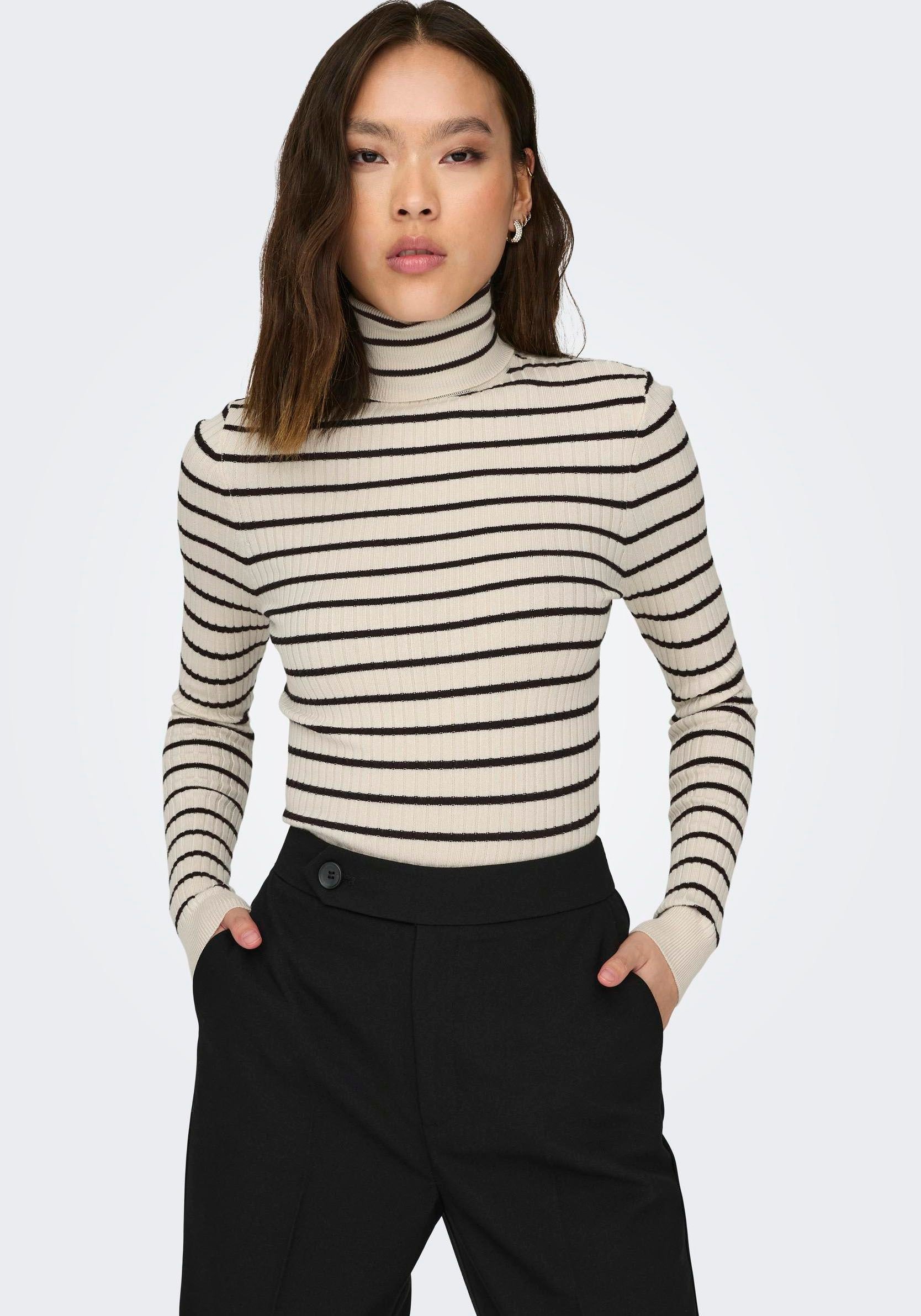Image of ONLY Rollkragenpullover "ONLKAROL L/S ROLLNECK PULLOVER KNT NOOS" Viskosemischung