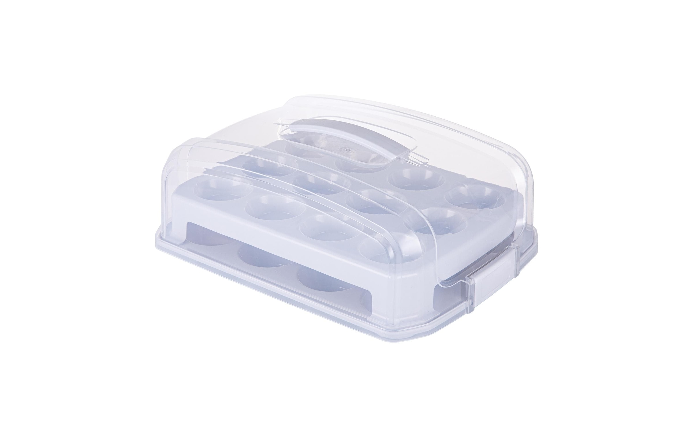 relaxdays Kuchentransportbox »für 24 Stück Muffin«