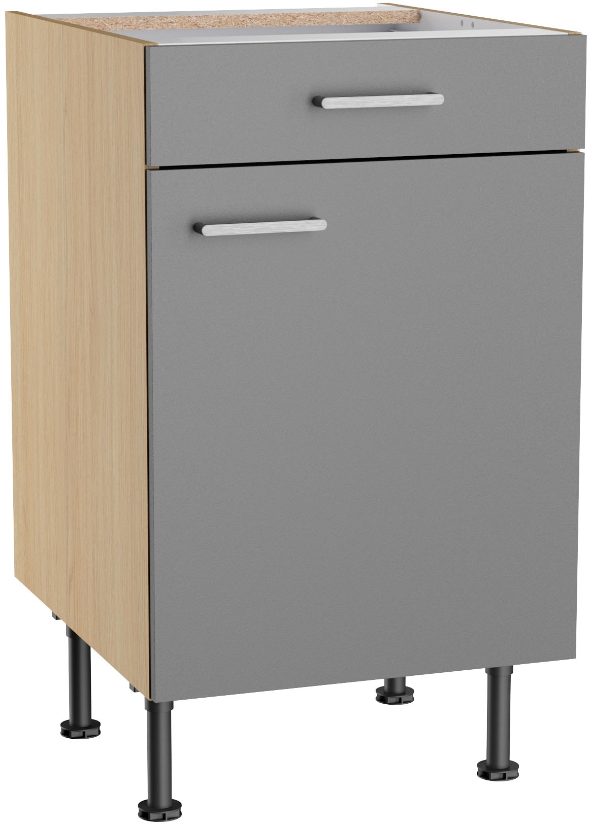 Image of KOCHSTATION Unterschrank "KS-Lucy" Breite 50 cm, höhenverstellbare Füsse, Soft-Close