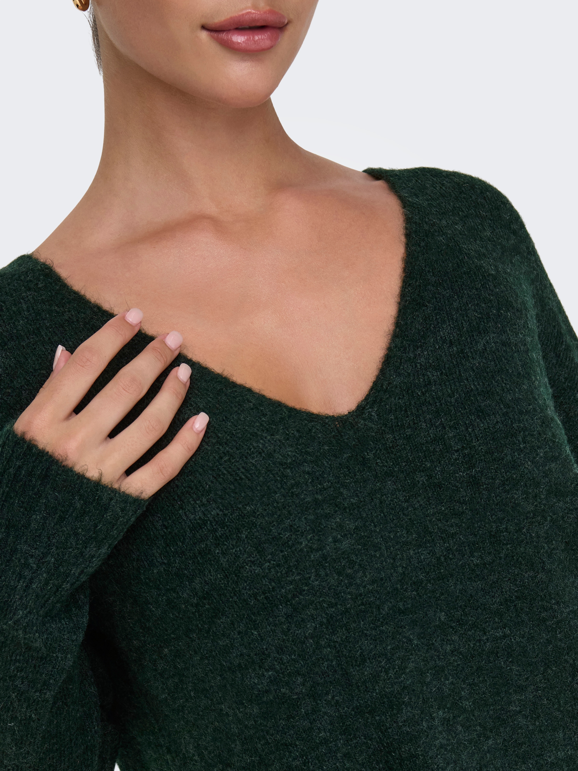 JDY V-Ausschnitt-Pullover »JDYELANORA L/S V-NECK PULLO. KNT NOOS«