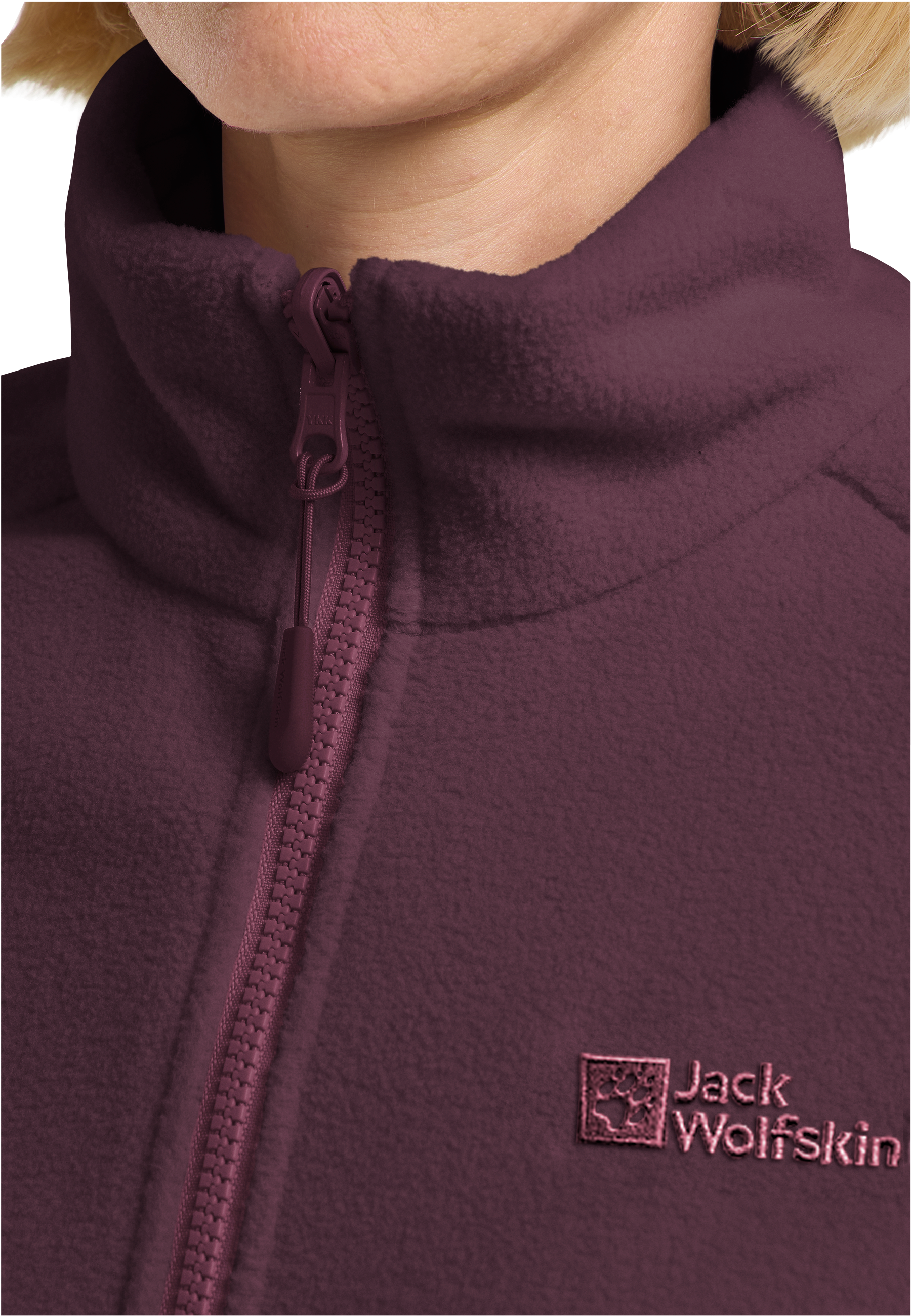 Jack Wolfskin Fleecejacke »Moonrise« für Wandern und Trekking, aus recyceltem POLARTEC 200-Material