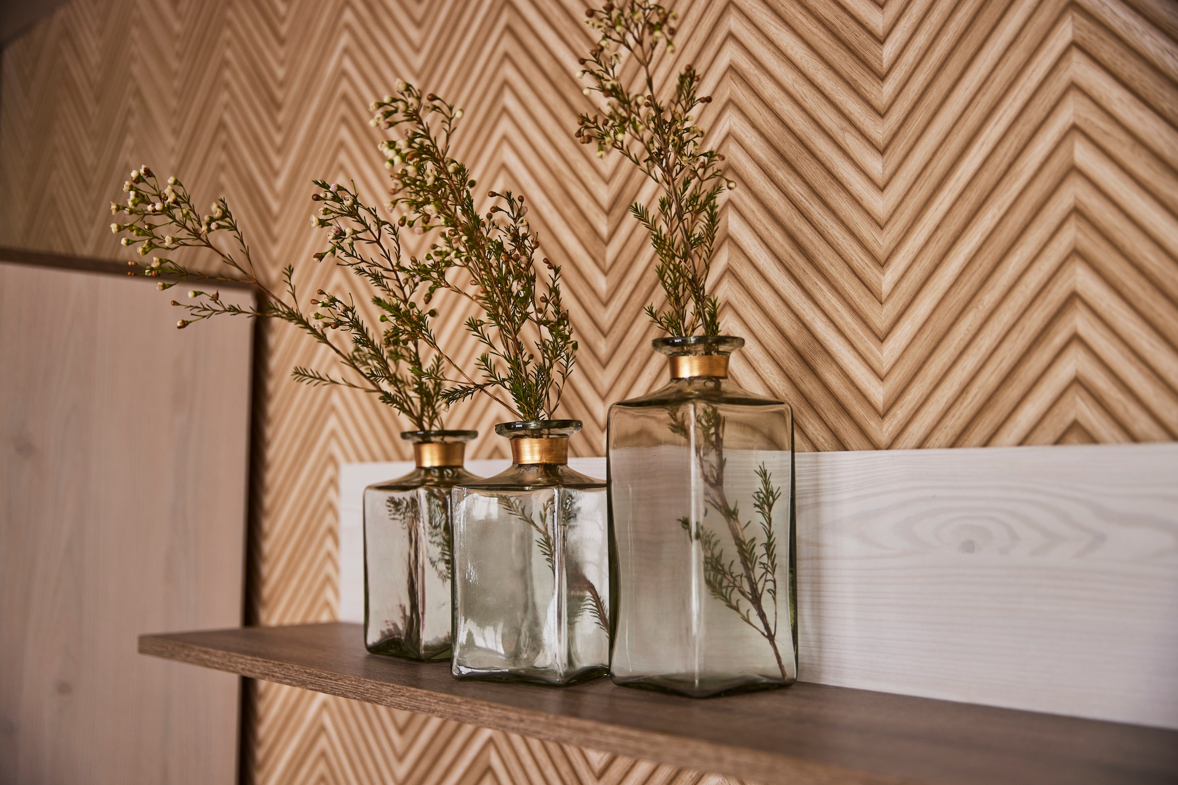 AM Design Vase décoratif »Klassische Glasvase in klarer Form« pour fleurs et déco