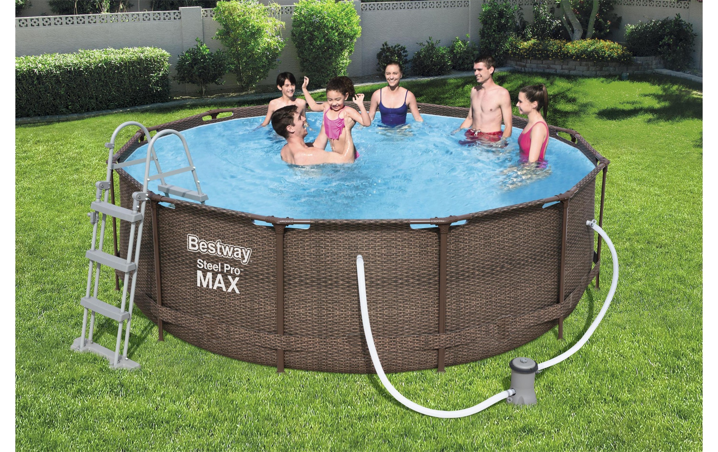 Bestway Pool »Steel Pro Max mit Filterpumpe 366 x 100 cm«