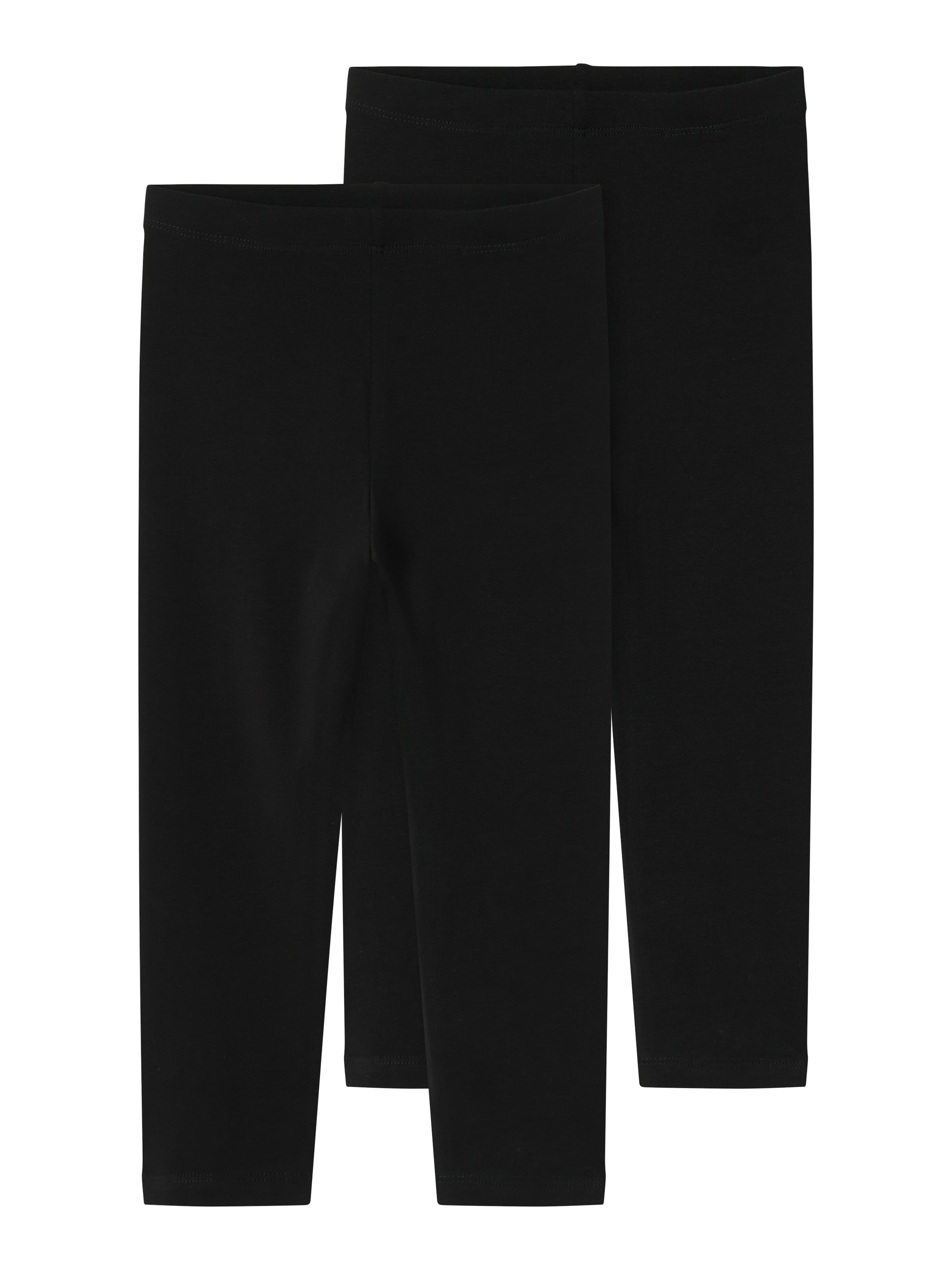 Image of Name It Caprileggings "NKFVIVIAN 2P CAPRI LEGGING F NOOS" Baumwollmischung, Stretch, wadenlang