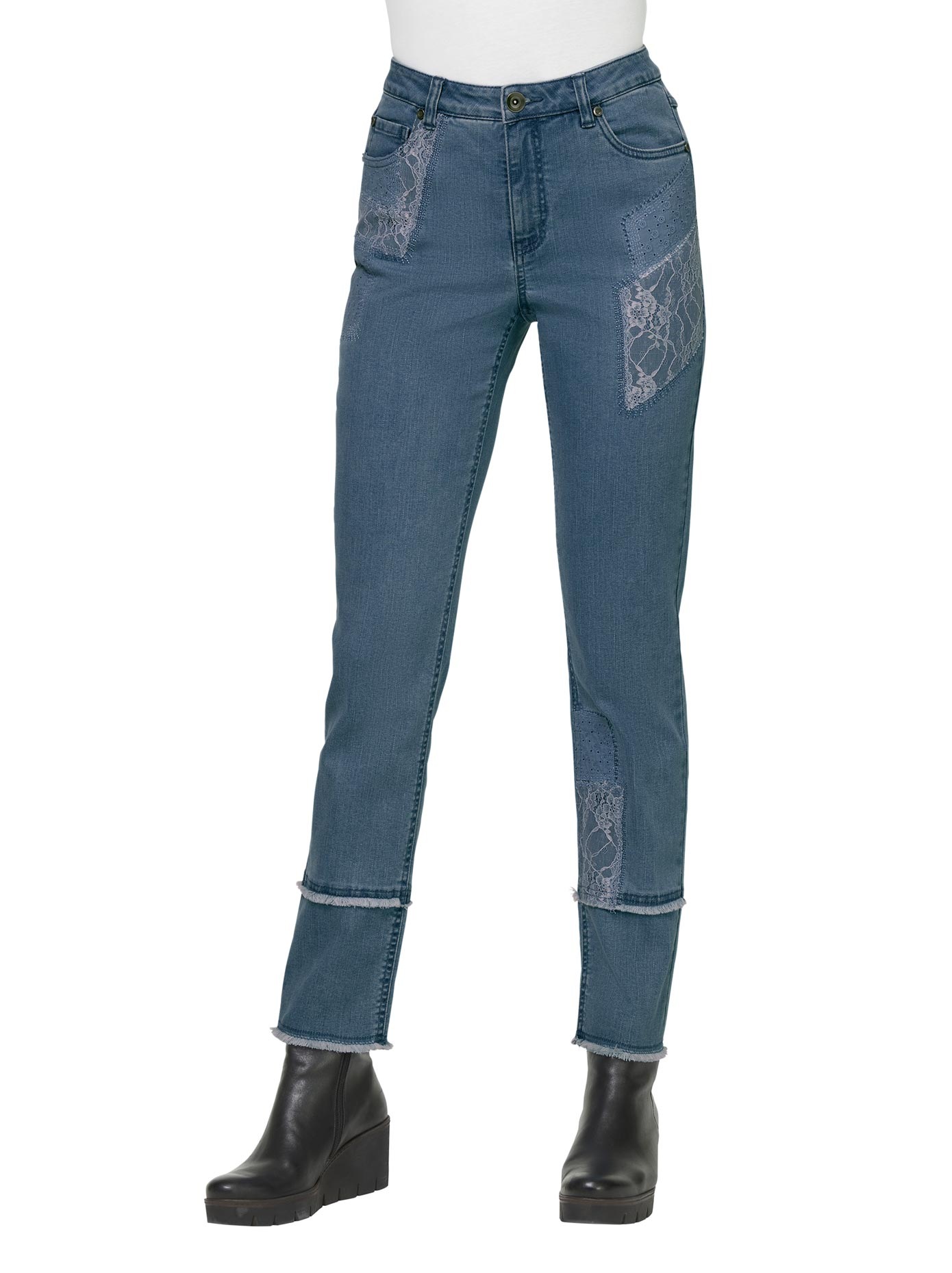 Image of LINEA TESINI by Heine Gerade Jeans, (1 tlg.) bei Ackermann Versand Schweiz