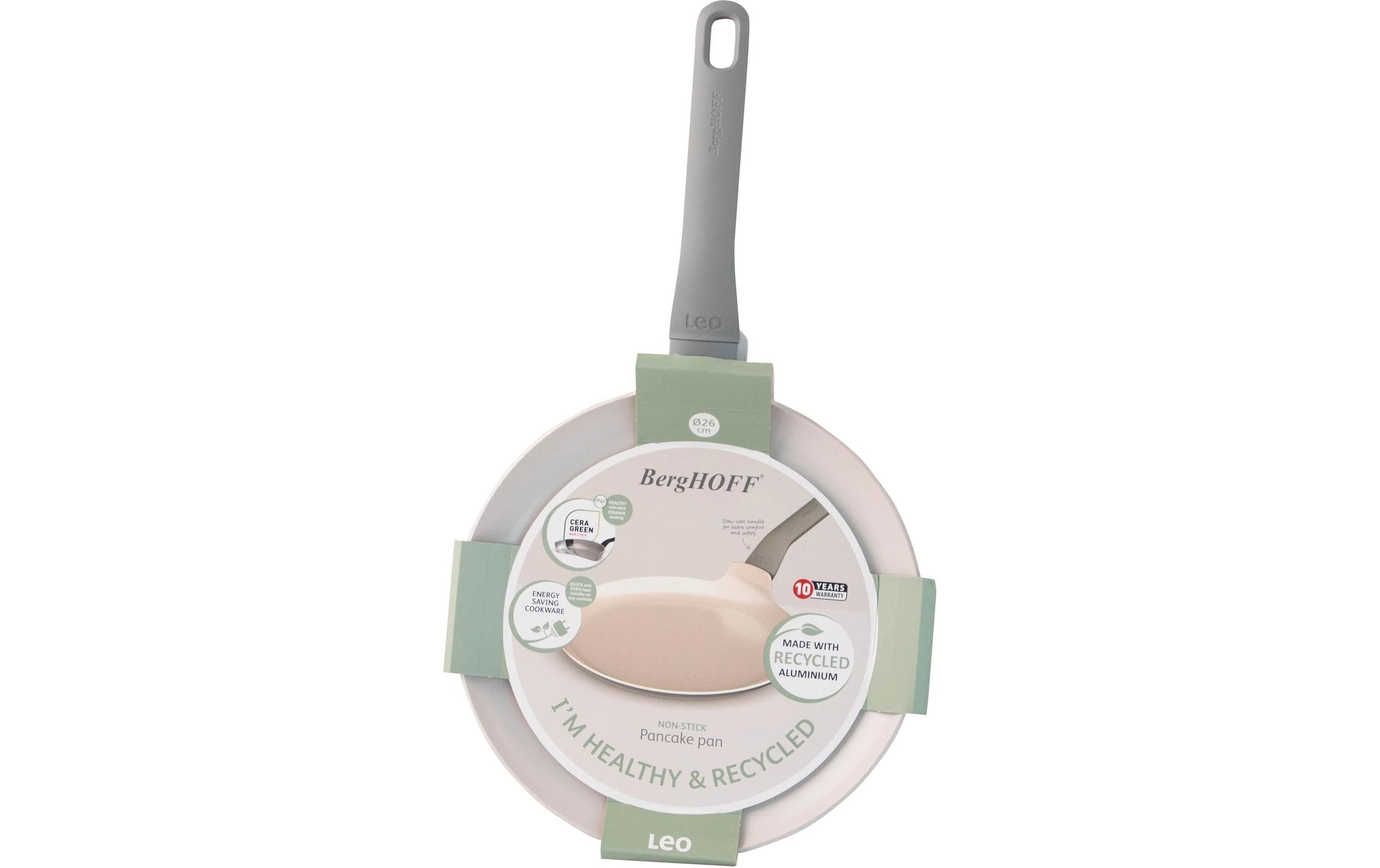 BergHOFF Crêpière »Leo Balance Moonmist 26 cm« Aluminium