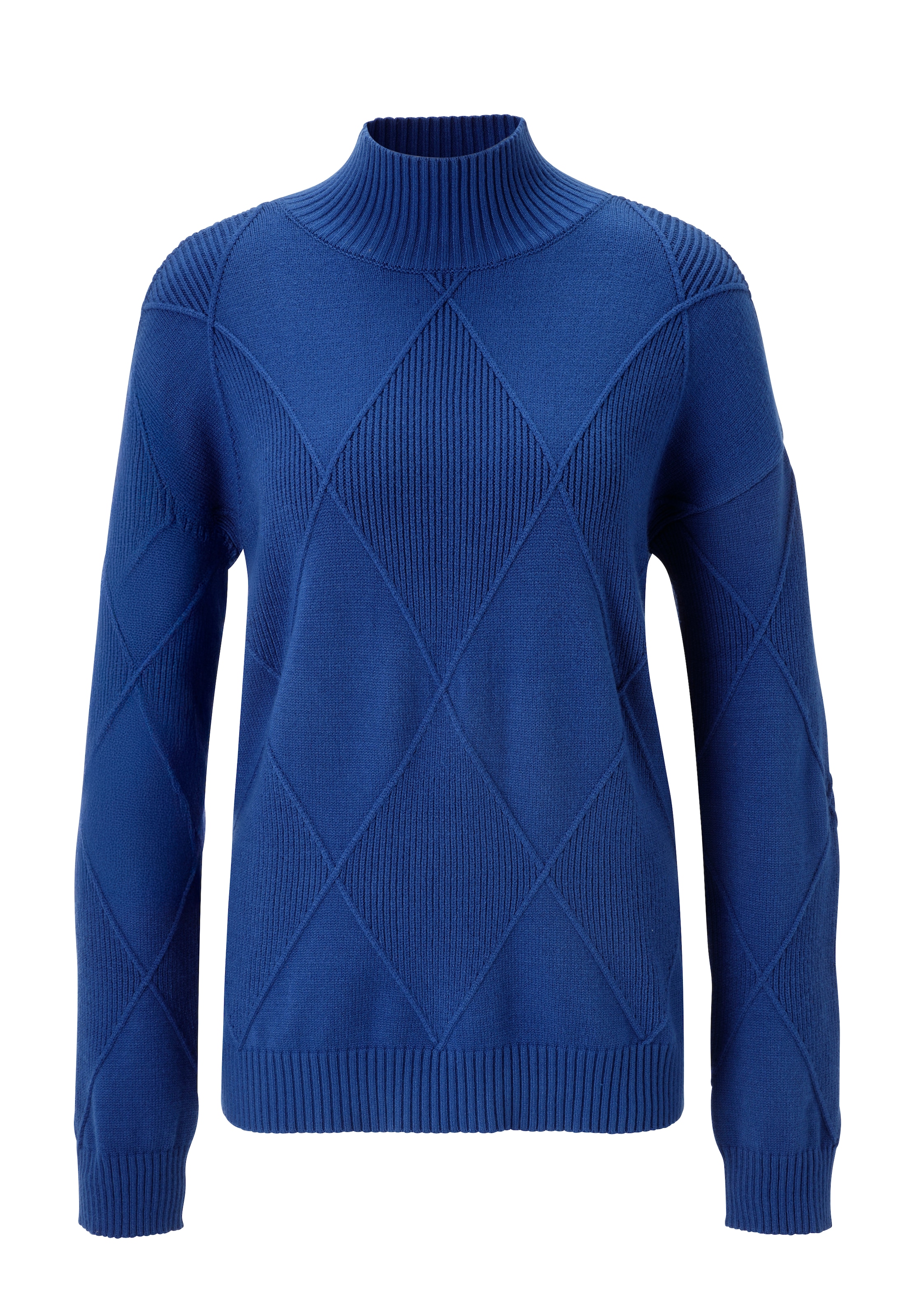 Aniston CASUAL Strickpullover im trendigen Rauten-Muster - NEUE KOLLEKTION