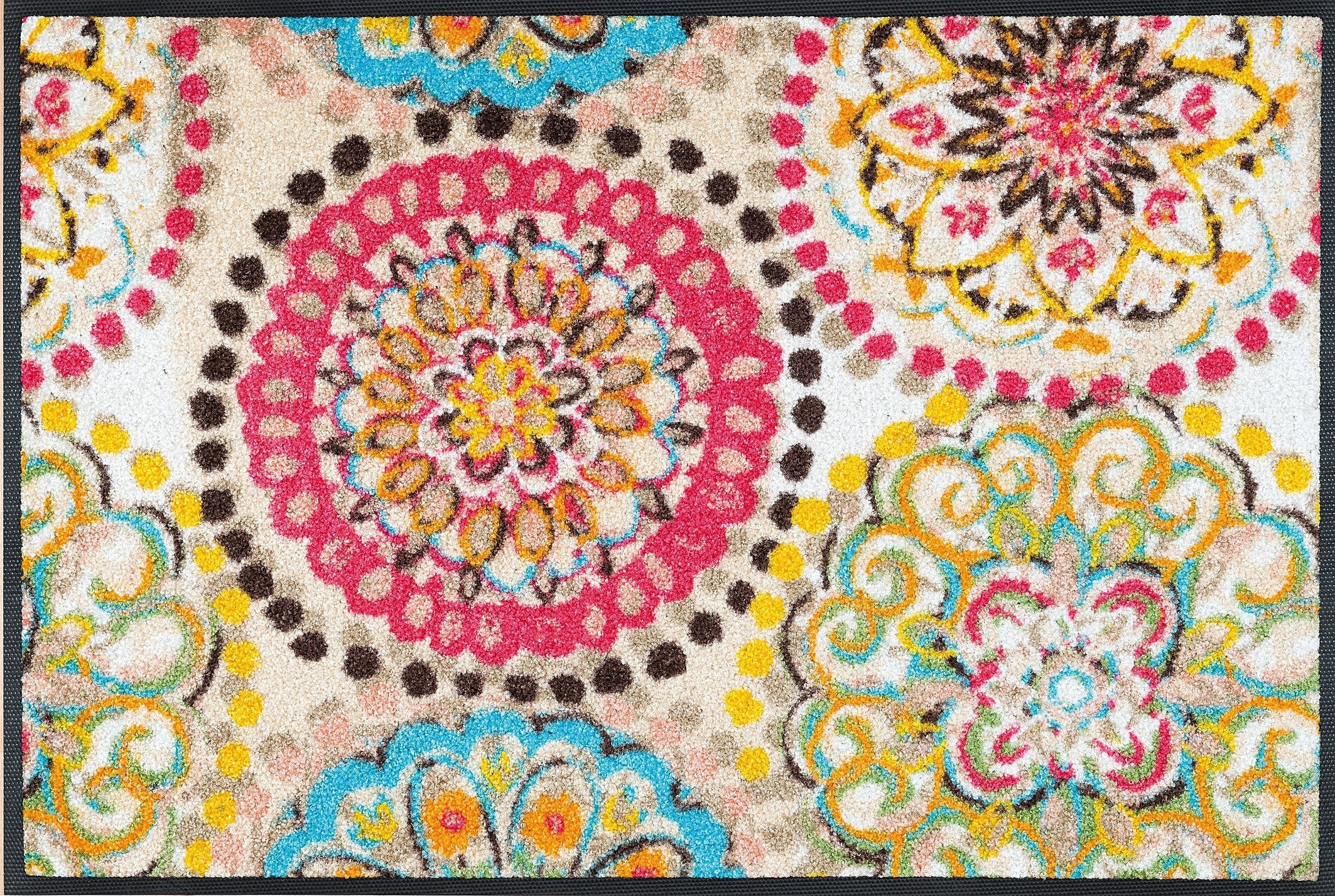 Image of wash+dry by Kleen-Tex Fussmatte »Vintage Fresko«, rechteckig, 7 mm Höhe, Schmutzfangmatte, rutschhemmend, In- und Outdoor geeignet, waschbar bei Ackermann Versand Schweiz