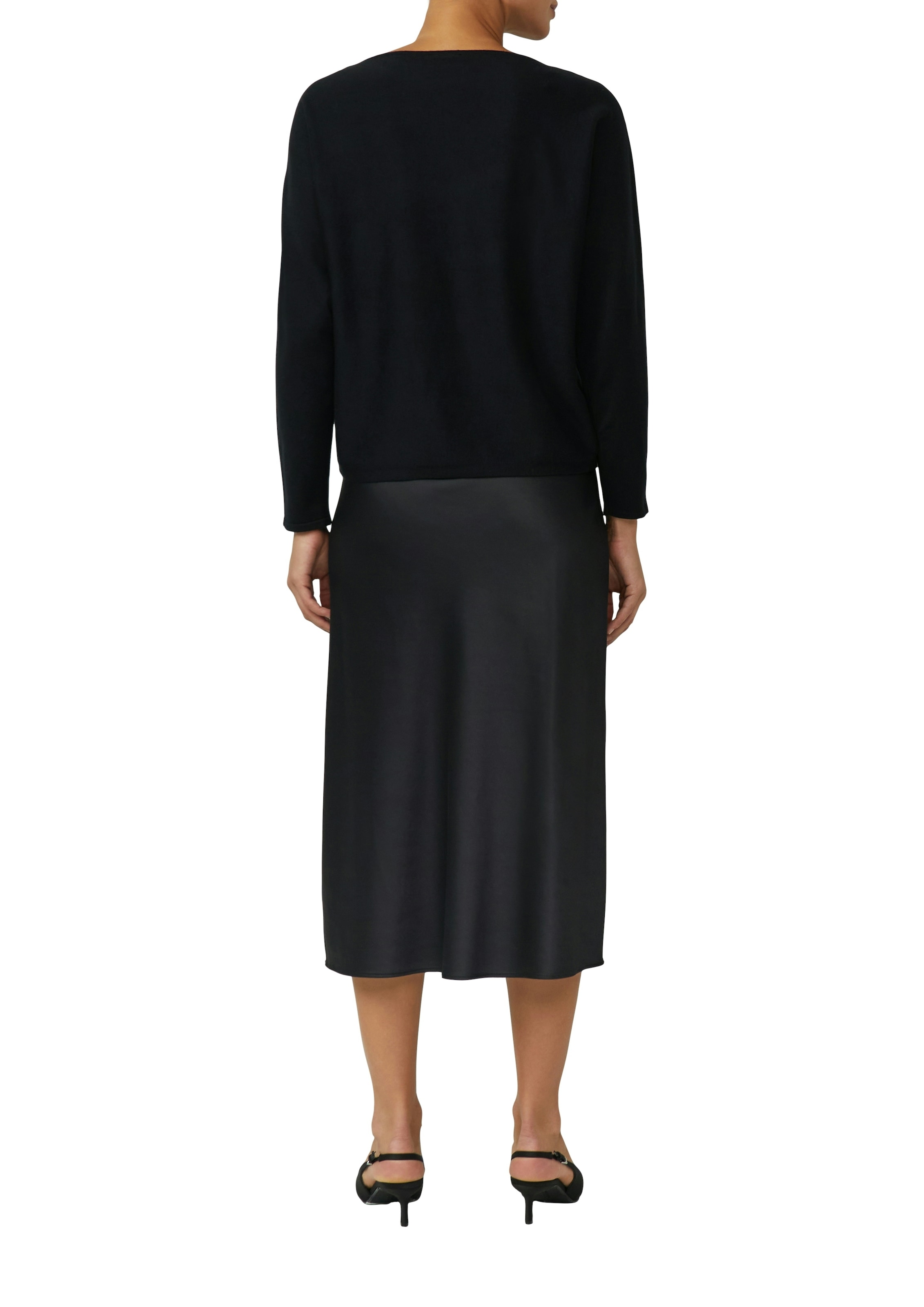 s.Oliver BLACK LABEL Pull en tricot avec intarsia nœud