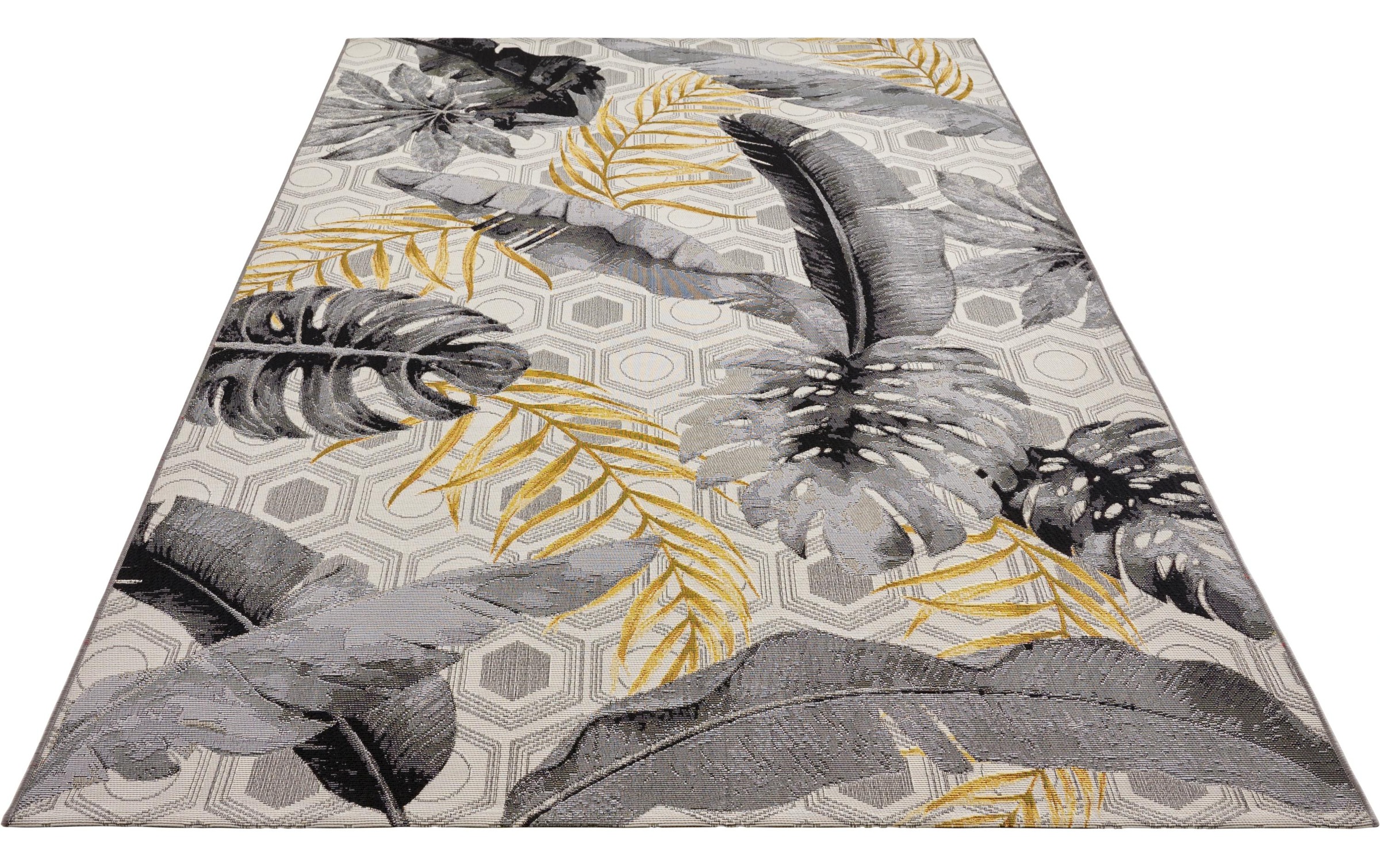 HANSE Home Teppich »Goldfarben Leaves«