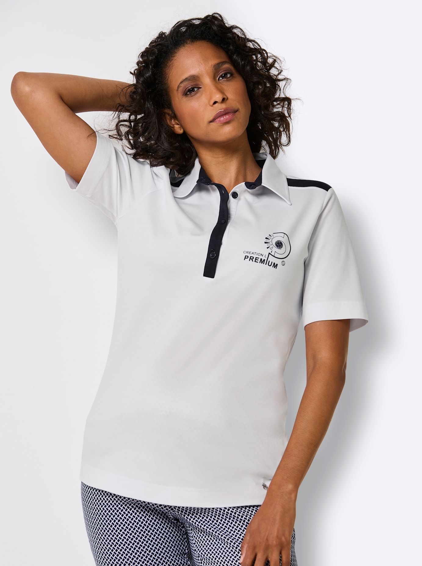 CREATION L PREMIUM Polo »Lyocell-Baumwoll-Poloshirt« 1 pièces