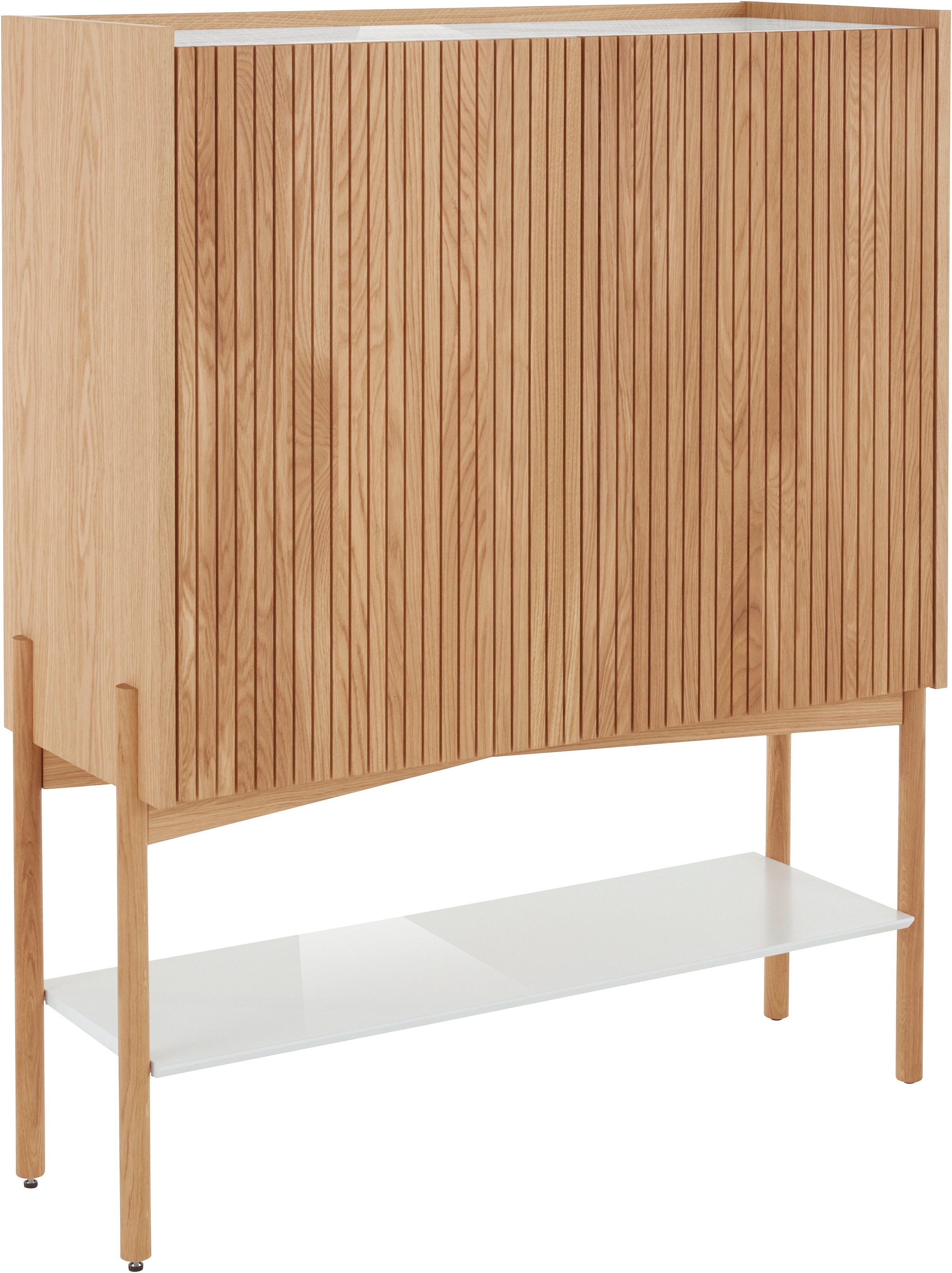 Image of andas Barschrank »Jytte«, Design by Morten Georgsen, mit massiven Holzstreben in der Front bei Ackermann Versand Schweiz