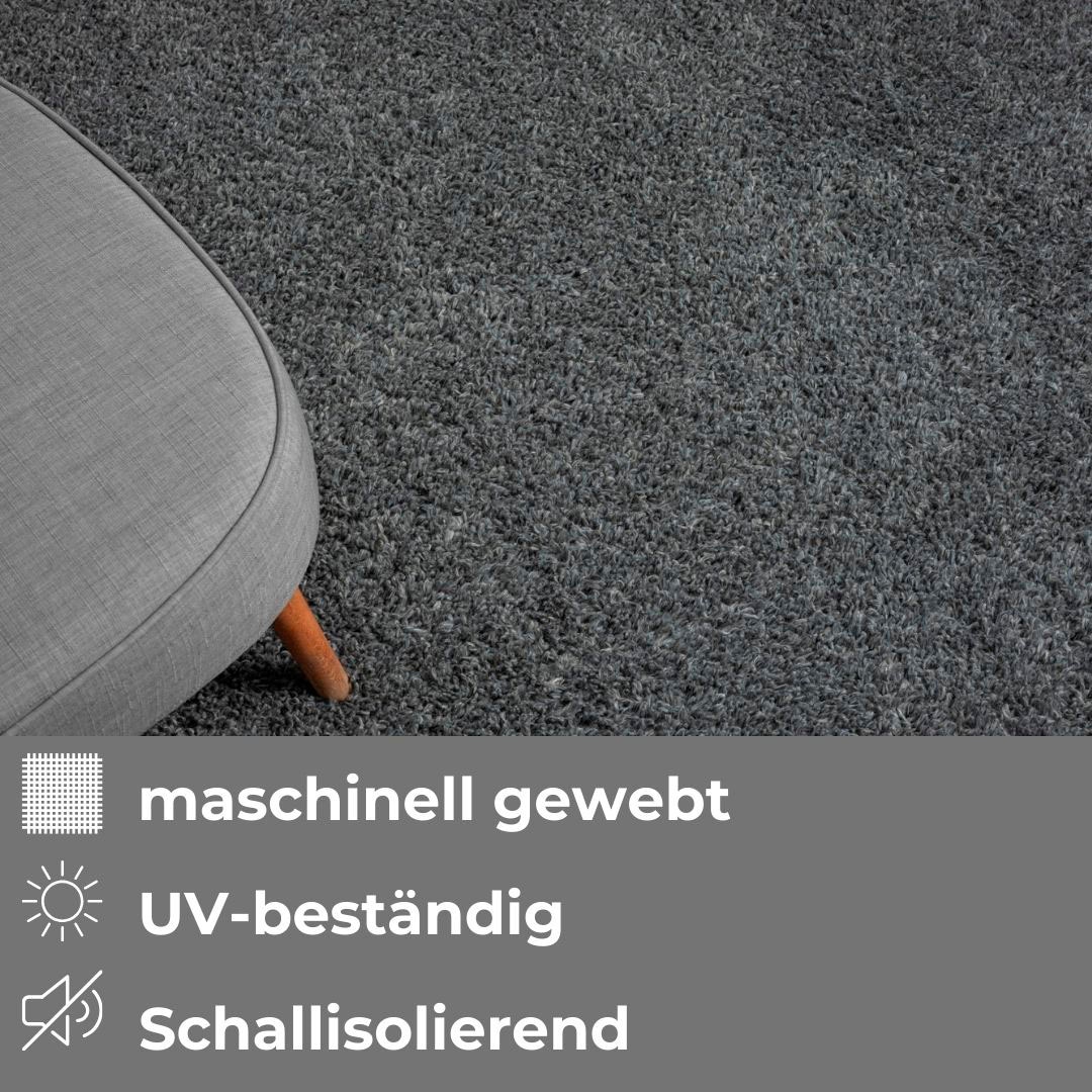 GOODproduct Teppich »Banji« rechteckig 37 mm Höhe Uni Farben, weich und flauschig, auch als Läufer & in rund erhältlich