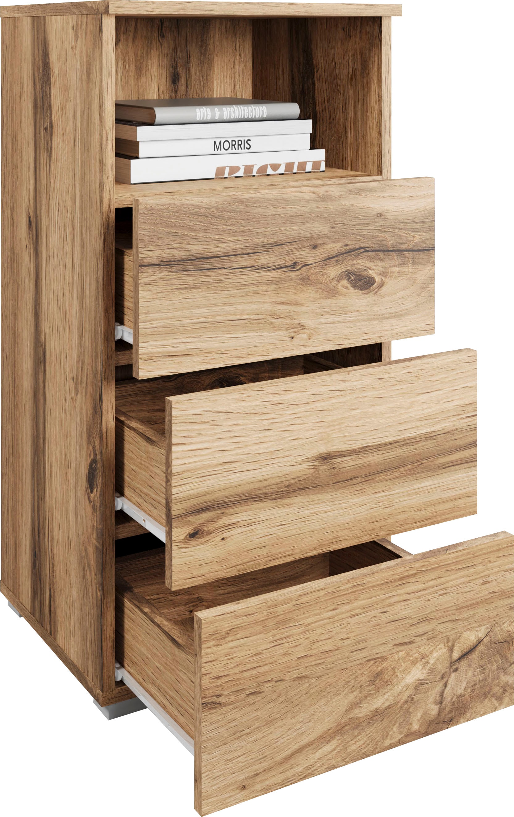GOODproduct Mehrzweckschrank »Paris« mit 3 Schubkästen (Breite 40 cm)