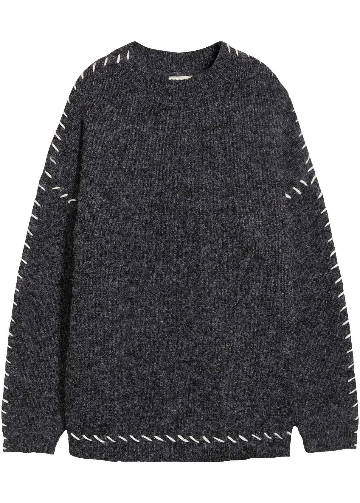 bonprix Longpullover mit hüftbedeckender Länge, Oversize-Passform