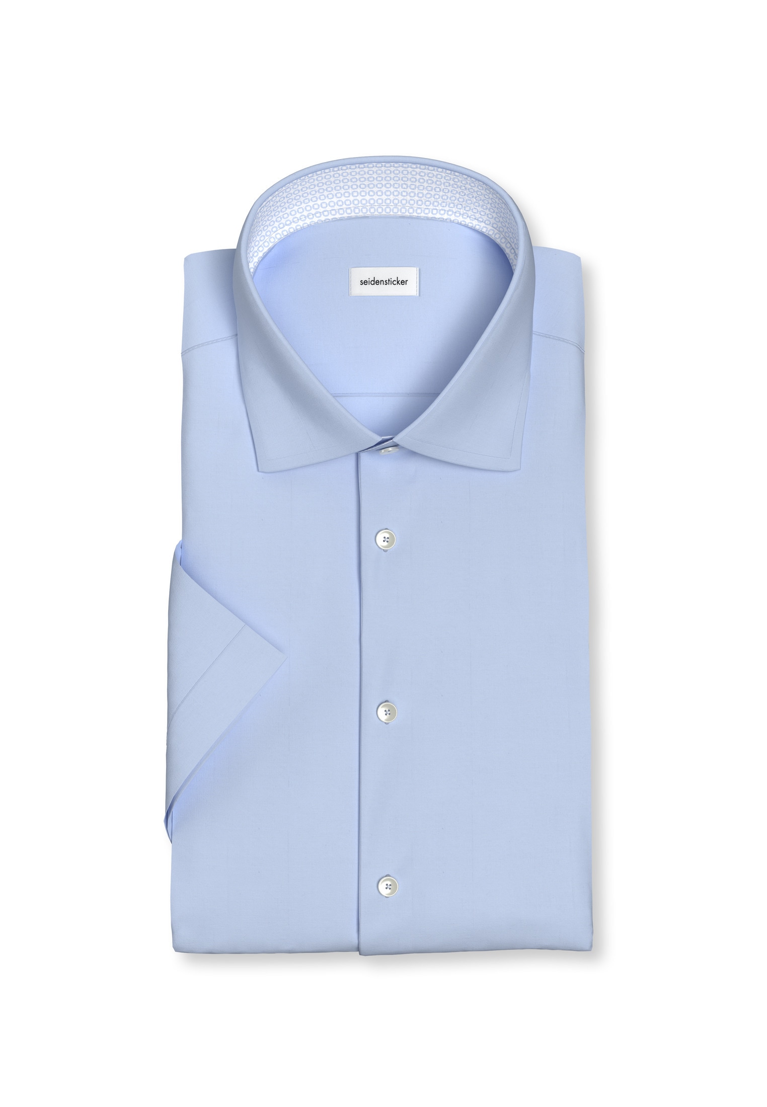 seidensticker Chemise d'affaires »Shaped« Shaped 1/2 Kentkragen Uni