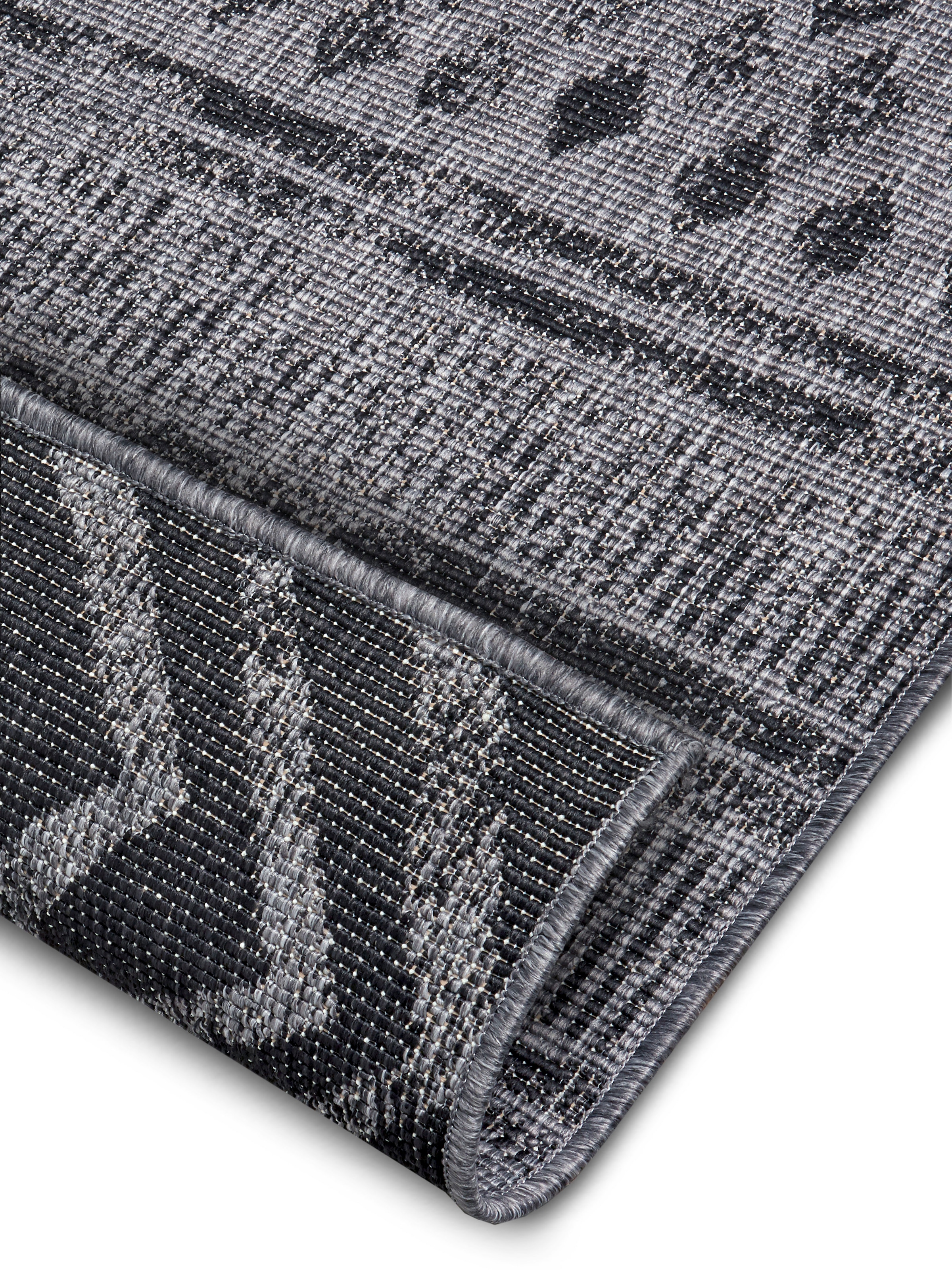 NORTHRUGS Teppich »BIRI Wendeteppich«, rechteckig, 5 mm Höhe, In-& Outdoor, Wetterfest, Balkon, Läufer, Wohnzimmer, Wasserfest, Boho