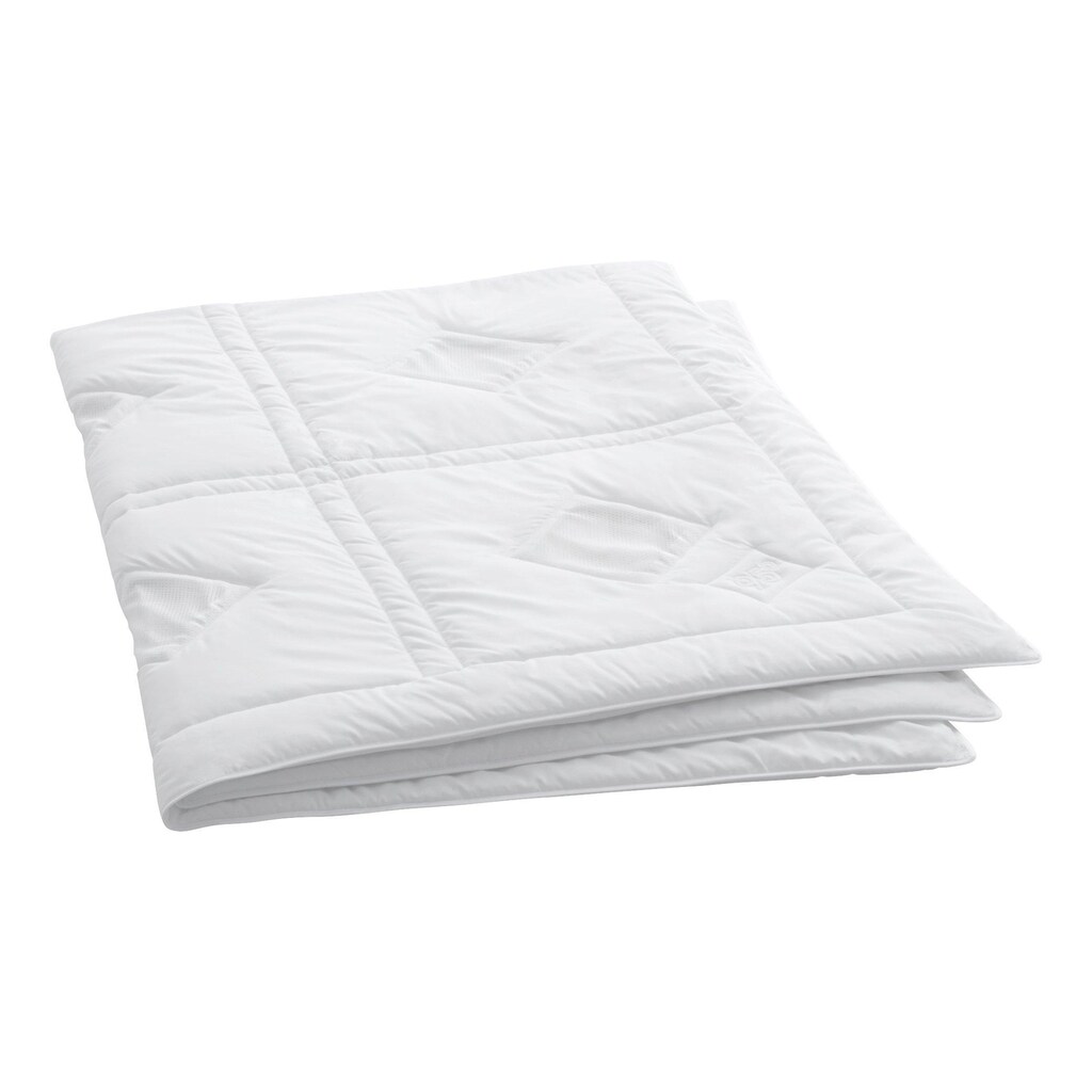 billerbeck EDITION Einziehdecke »Climabalance Living Light«, leicht, Füllung 100% Polyester Dacron®, Bezug Microfaser 100% Polyester, mit Klimazonen, (1 St.)