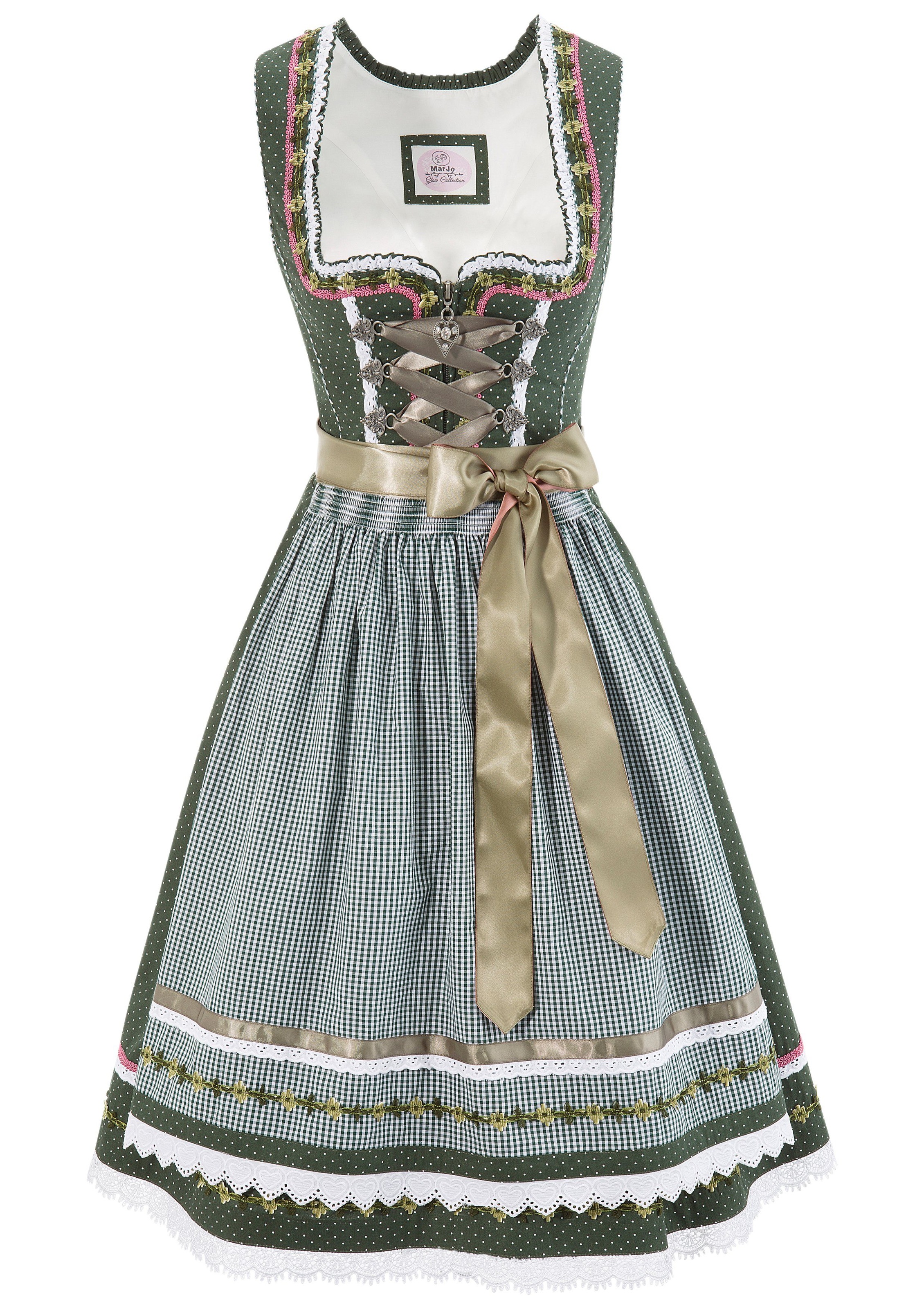 Image of MarJo Dirndl »Merla«, (2 tlg.), Damen, kurz mit Rüschen bei Ackermann Versand Schweiz