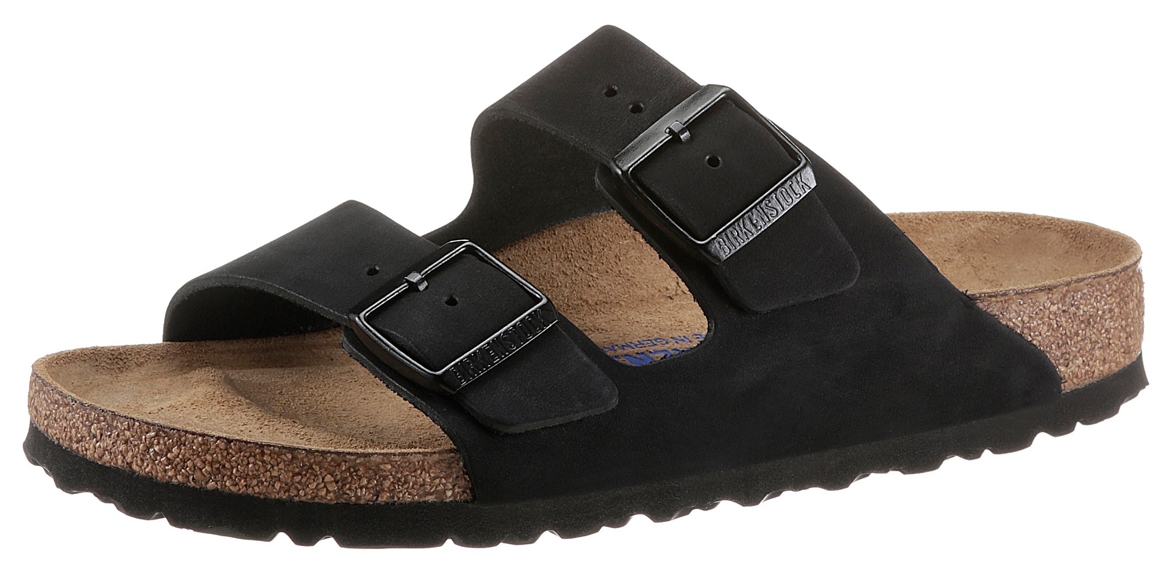Image of Birkenstock Pantolette »Arizona«, aus Nubukleder, schmale Schuhweite bei Ackermann Versand Schweiz