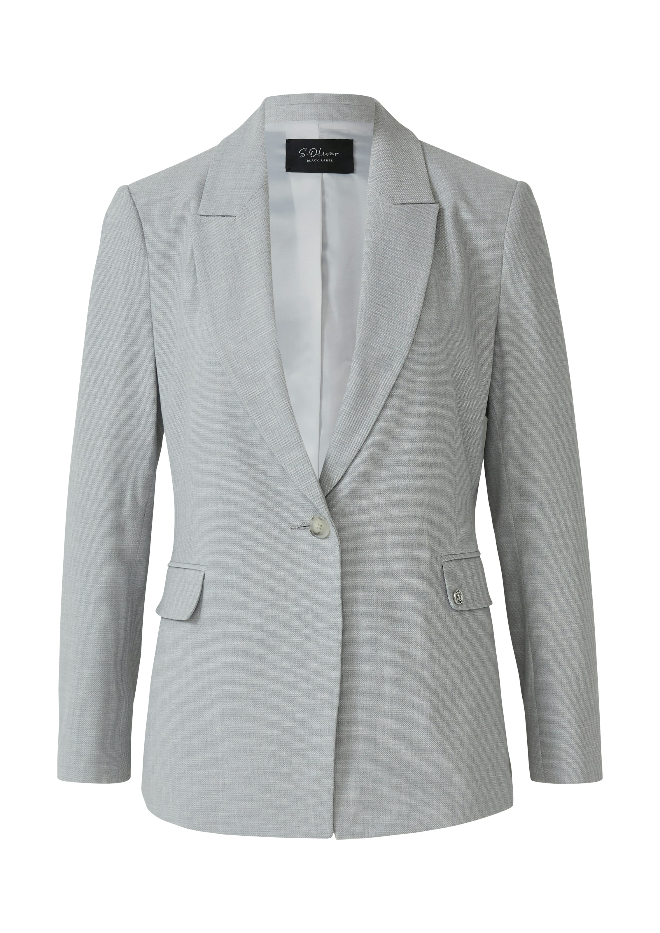 s.Oliver BLACK LABEL Jackenblazer mit Logo Detail