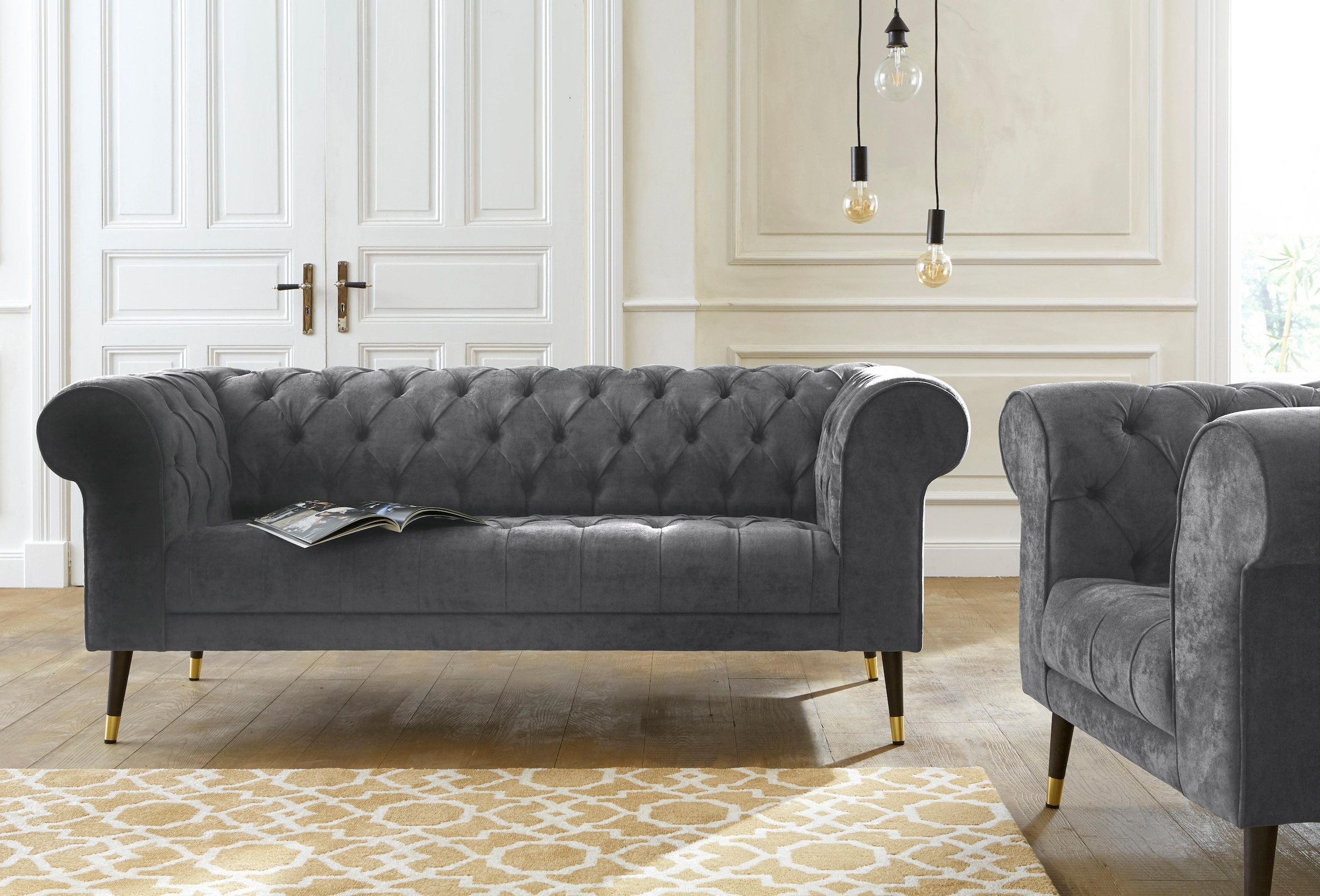 Guido Maria Kretschmer Home&Living Chesterfield-Sofa »Tinnum«