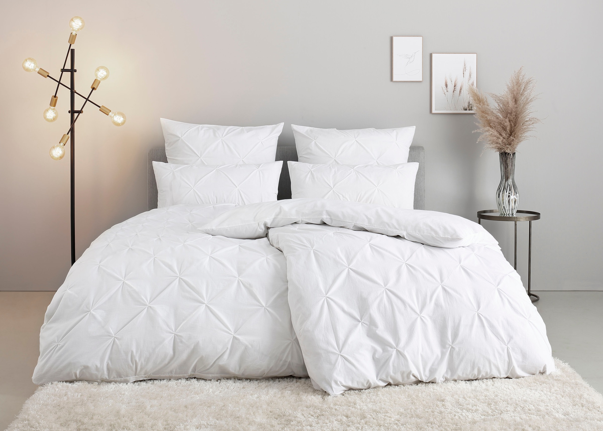 Image of GOODproduct Bettwäsche "Elliant in Gr. 135x200 oder 155x220 cm" 2 Stk. Bettwäsche aus Baumwolle, elegante Bettwäsche mit Hochtief-Struktur