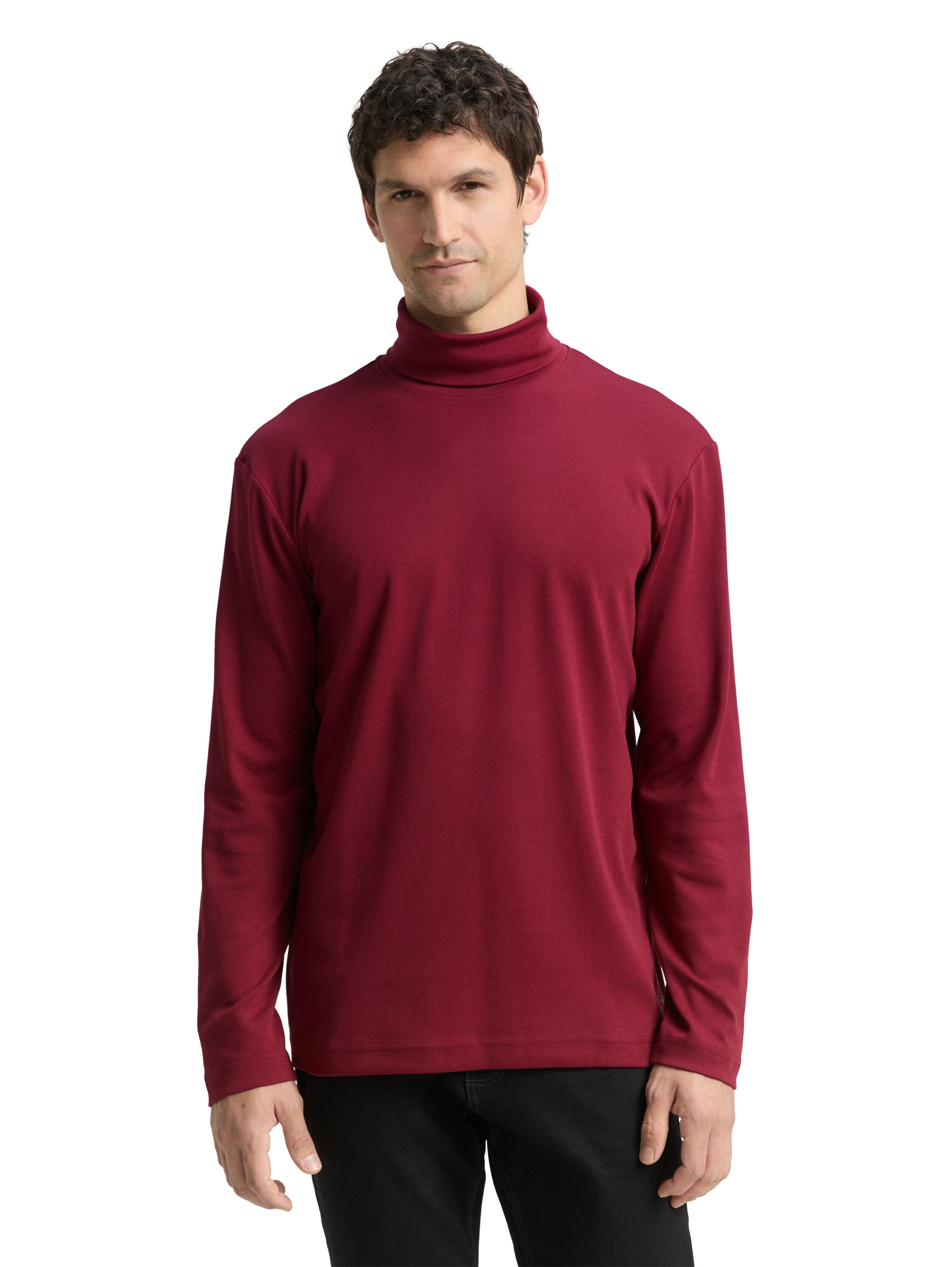 Image of TOM TAILOR Langarmshirt mit Rollkragen
