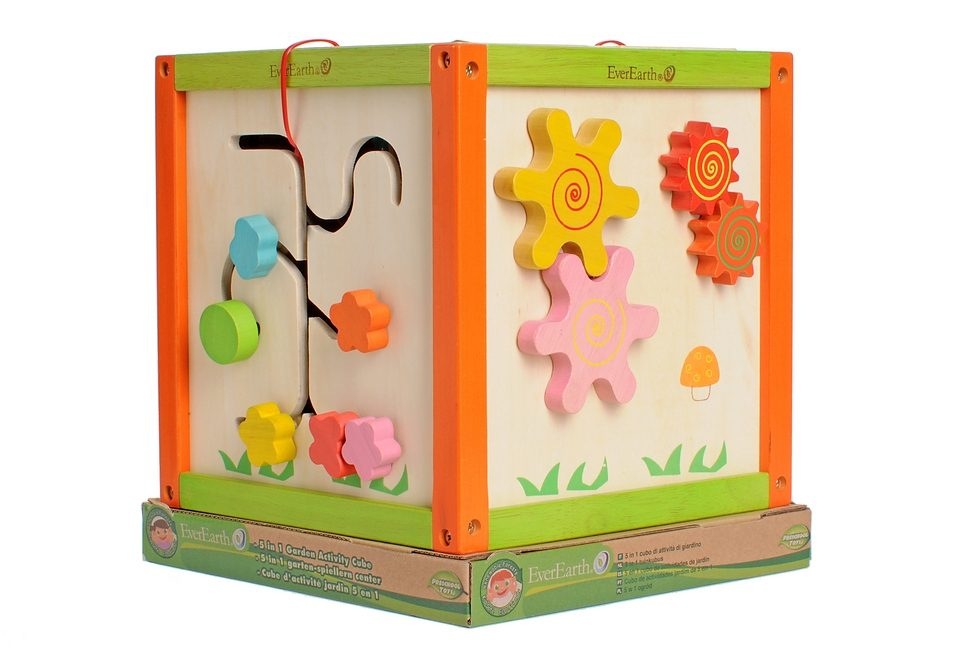 Image of EverEarth® Motorikwürfel »Garten-Spiel-Würfel«, FSC®- schützt Wald - weltweit bei Ackermann Versand Schweiz
