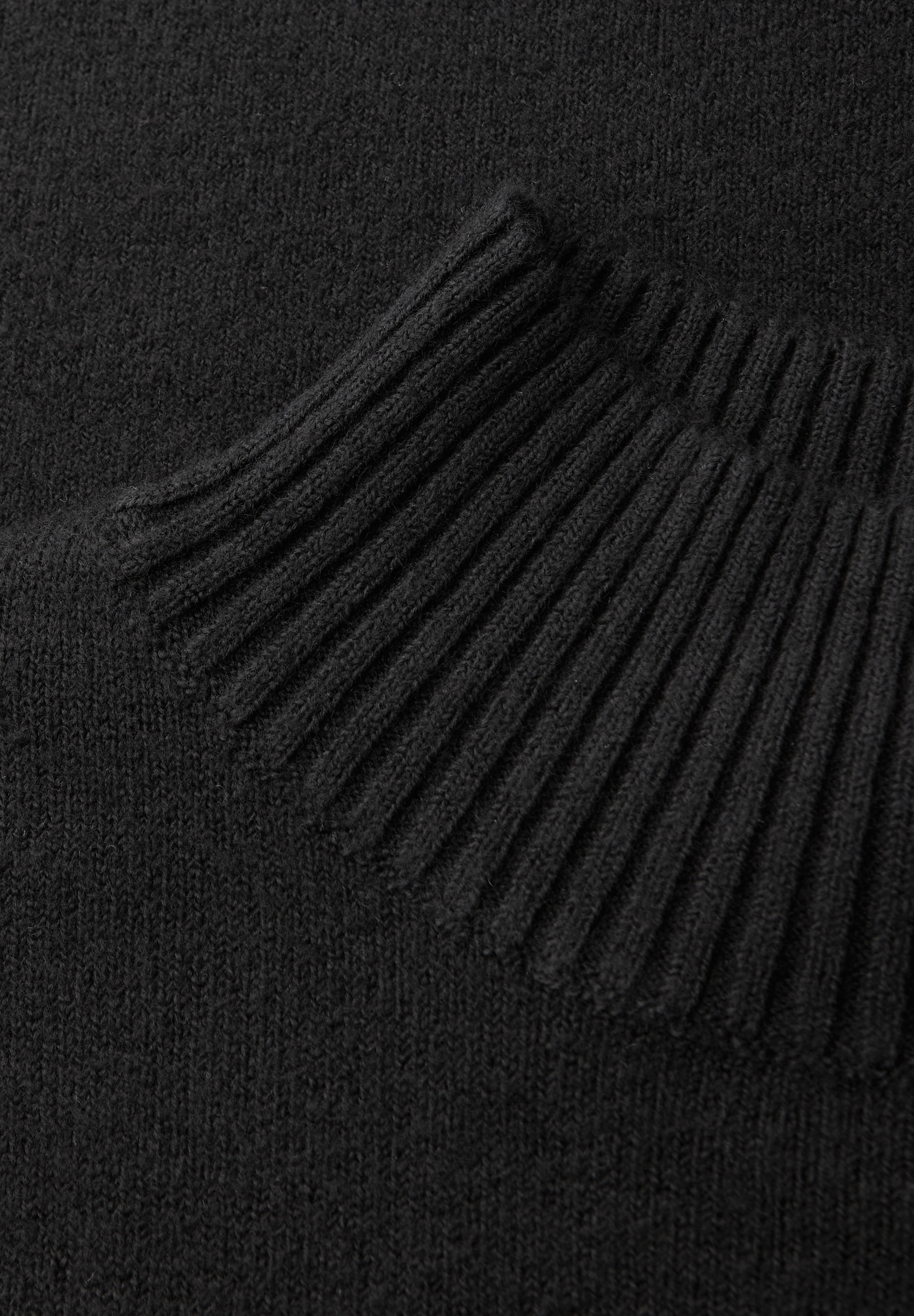 STREET ONE Strickkleid mit Rippbündchen