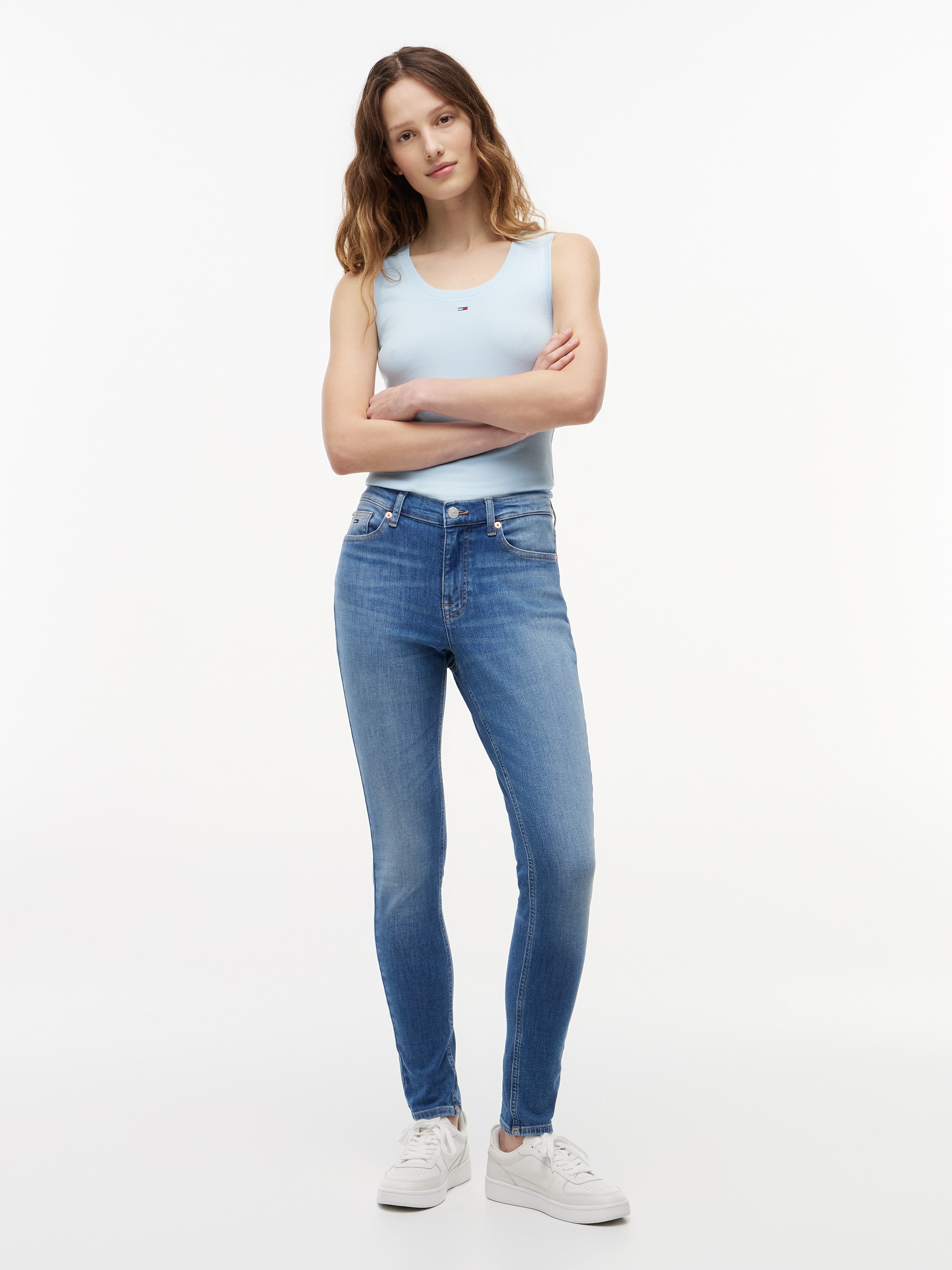 Tommy Jeans Jeans skinny »NORA MR SKNY« Baumwollmischung, skinny fit
