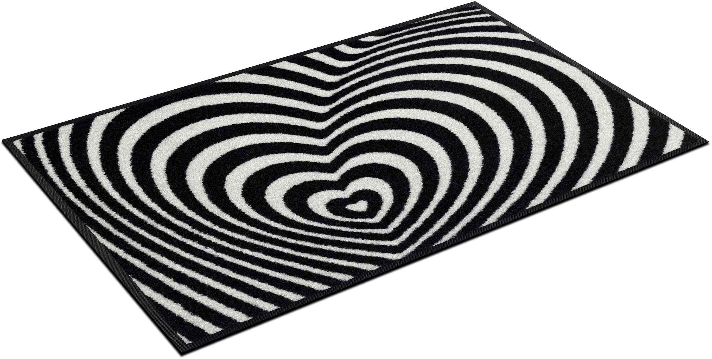 wash+dry by Kleen-Tex Fussmatte »Optical Love«, rechteckig, 7 mm Höhe