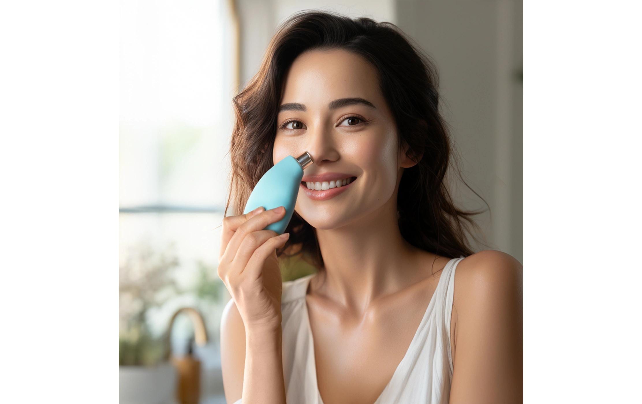 FOREO Nettoyant pour pores »KIWI Vakuum mit Blaulichttherapie« Extracteur de points noirs à vide avec technologie lumière bleue