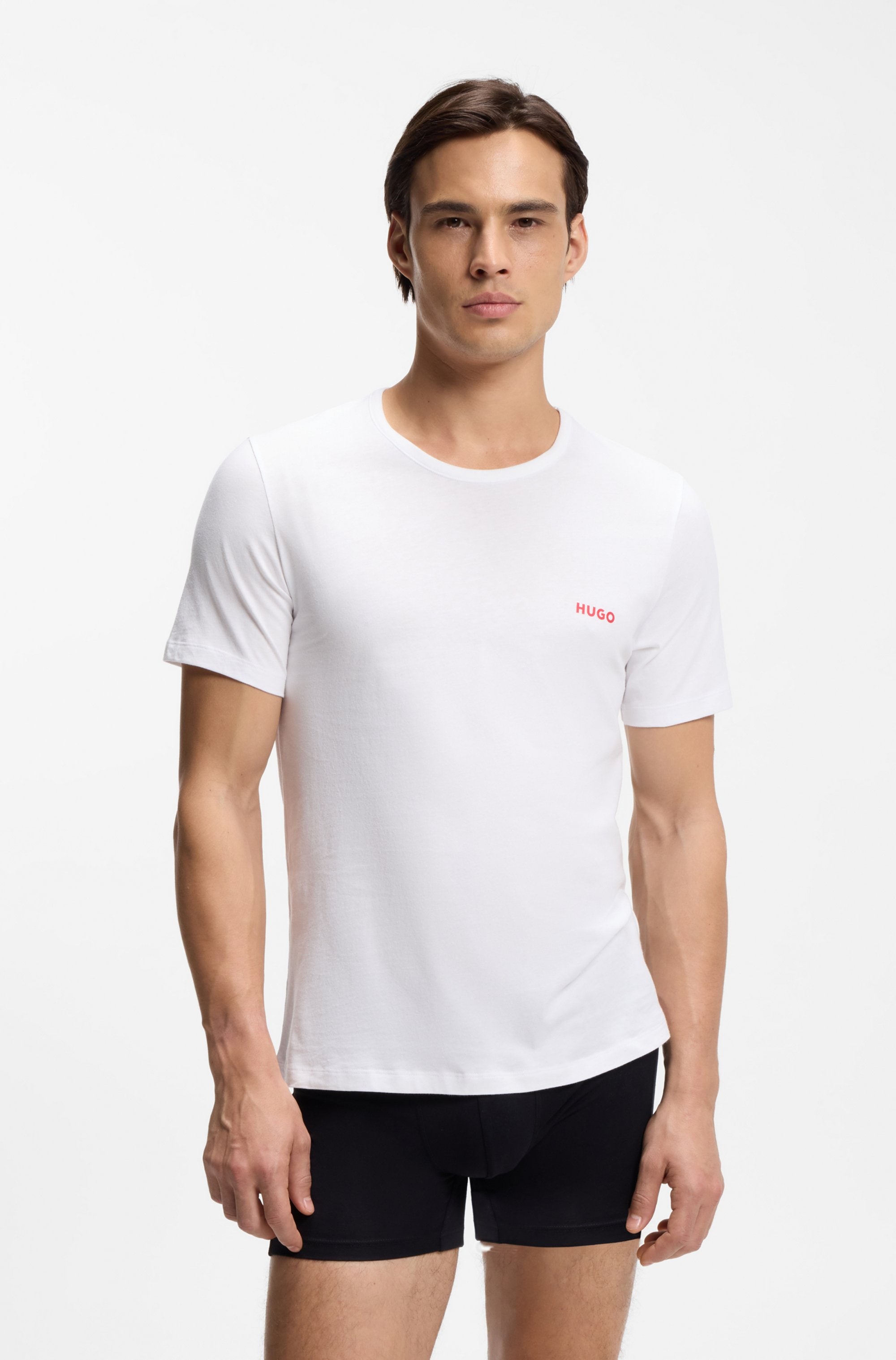 HUGO Underwear T-shirt »RN TRIPL« Packung, 3 pièces mit Rundhalsausschnitt