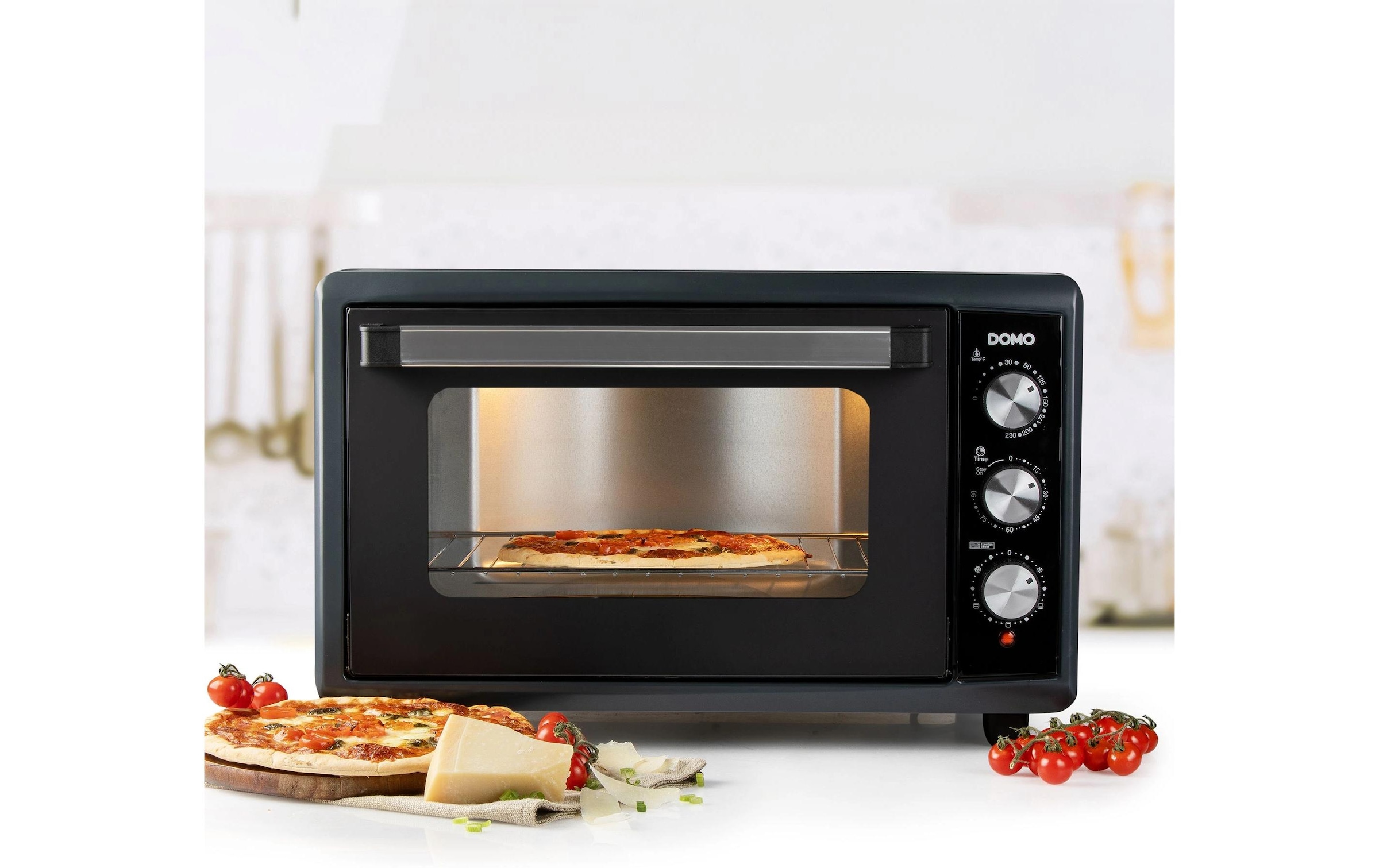 Domo Mini-four »DO808GO 50 l« zum Backen, Braten, Grillen, Heissluft, Ober-/Unterhitze