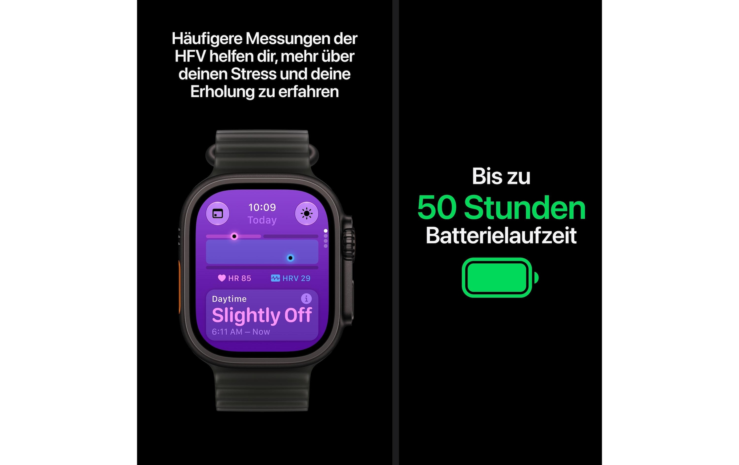 Apple Smartwatch »Apple Watch Ultra 4 Black Titan Ocean Band«