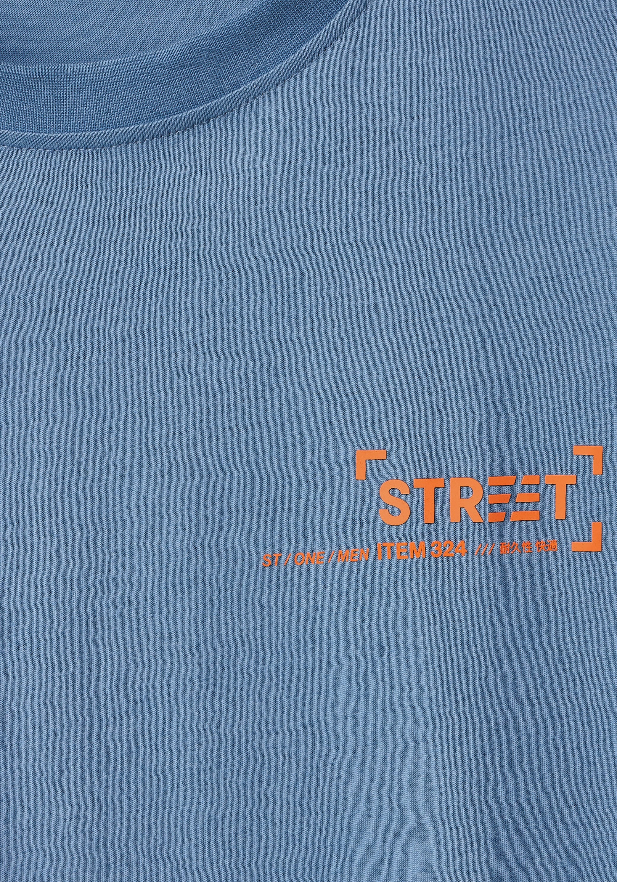 STREET ONE MEN T-Shirt, im College-Look
