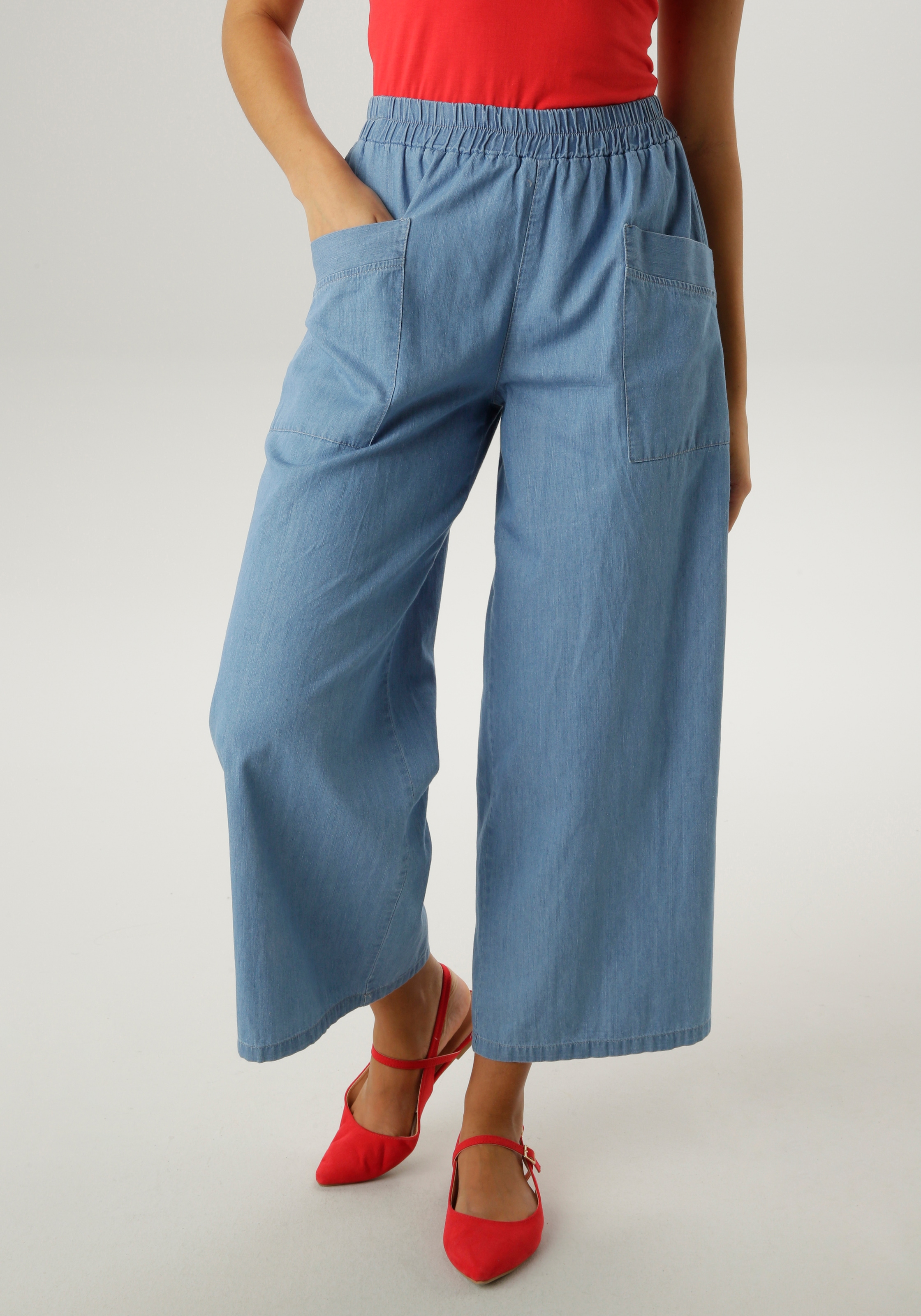 Image of Aniston SELECTED 7/8-Jeans weiter Oberschenkel und der weiter Beinverlauf - NEUE KOLLEKTION