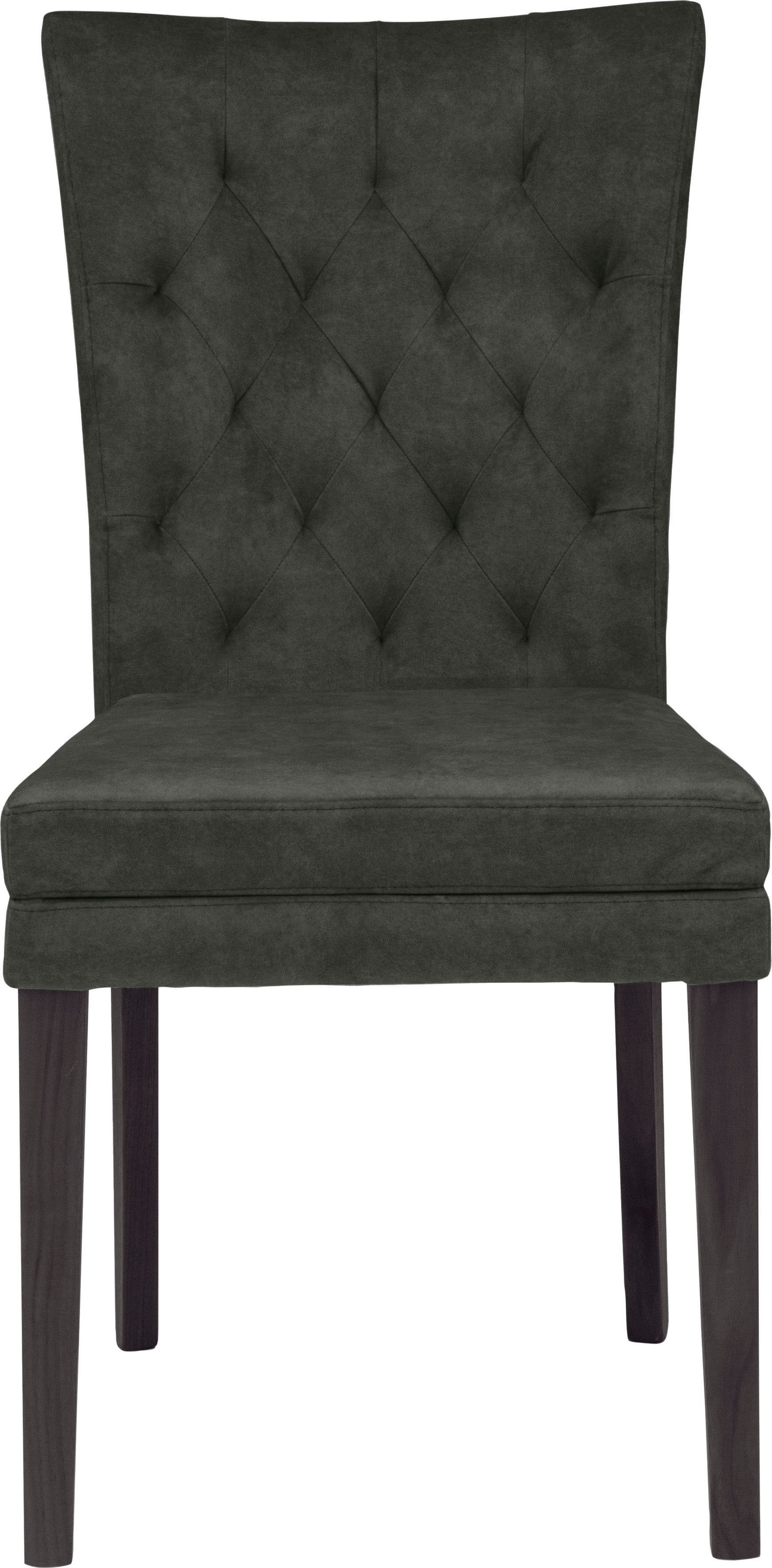 Home affaire Chaise à 4 pieds »Colorado« (Set) 2 cuisBeine aus Buche, wengefarben lackiert, Im 2er, 4er oder 6er-Set