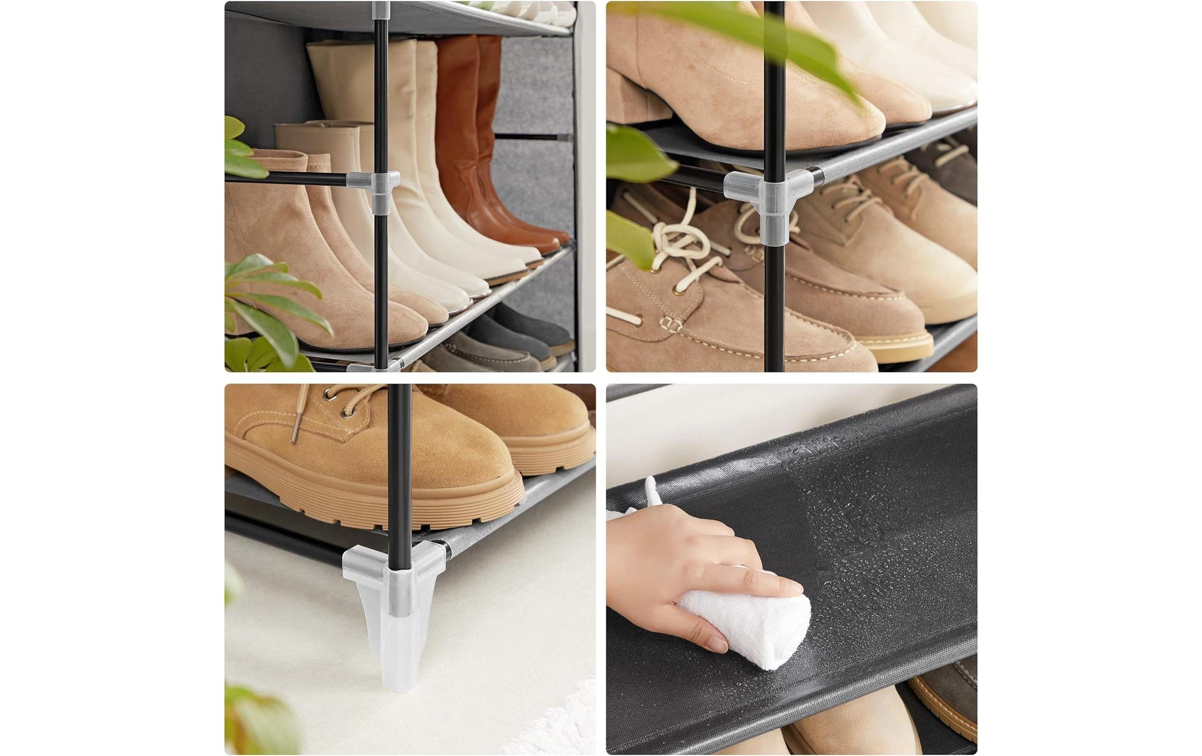 SONGMICS Schuhregal "mit Abdeckung"