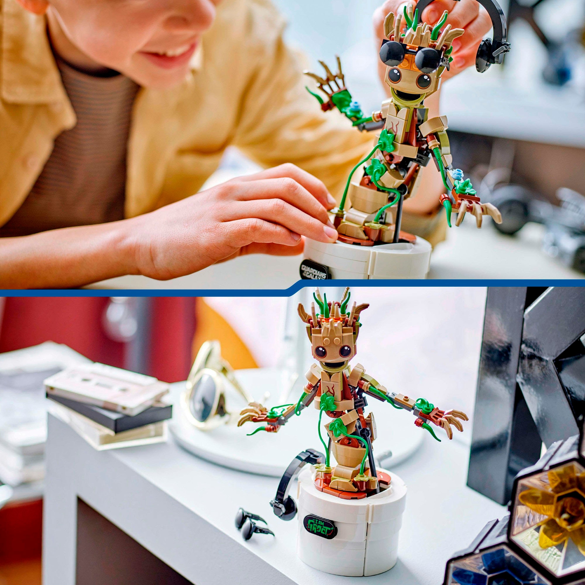 LEGO® Konstruktionsspielsteine »Tanzender Groot (76297), LEGO Super Heroes« Made in Europe