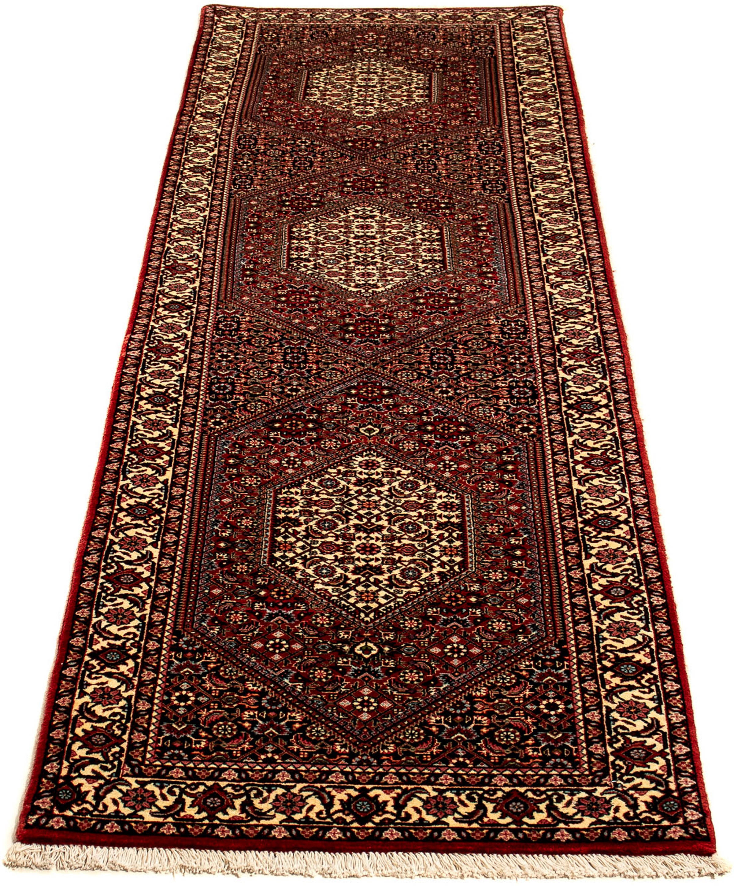 Image of morgenland Orientteppich »Perser - Bidjar - 307 x 73 cm - mehrfarbig«, rechteckig, 15 mm Höhe, Wohnzimmer, Handgeknüpft, Einzelstück mit Zertifikat bei Ackermann Versand Schweiz