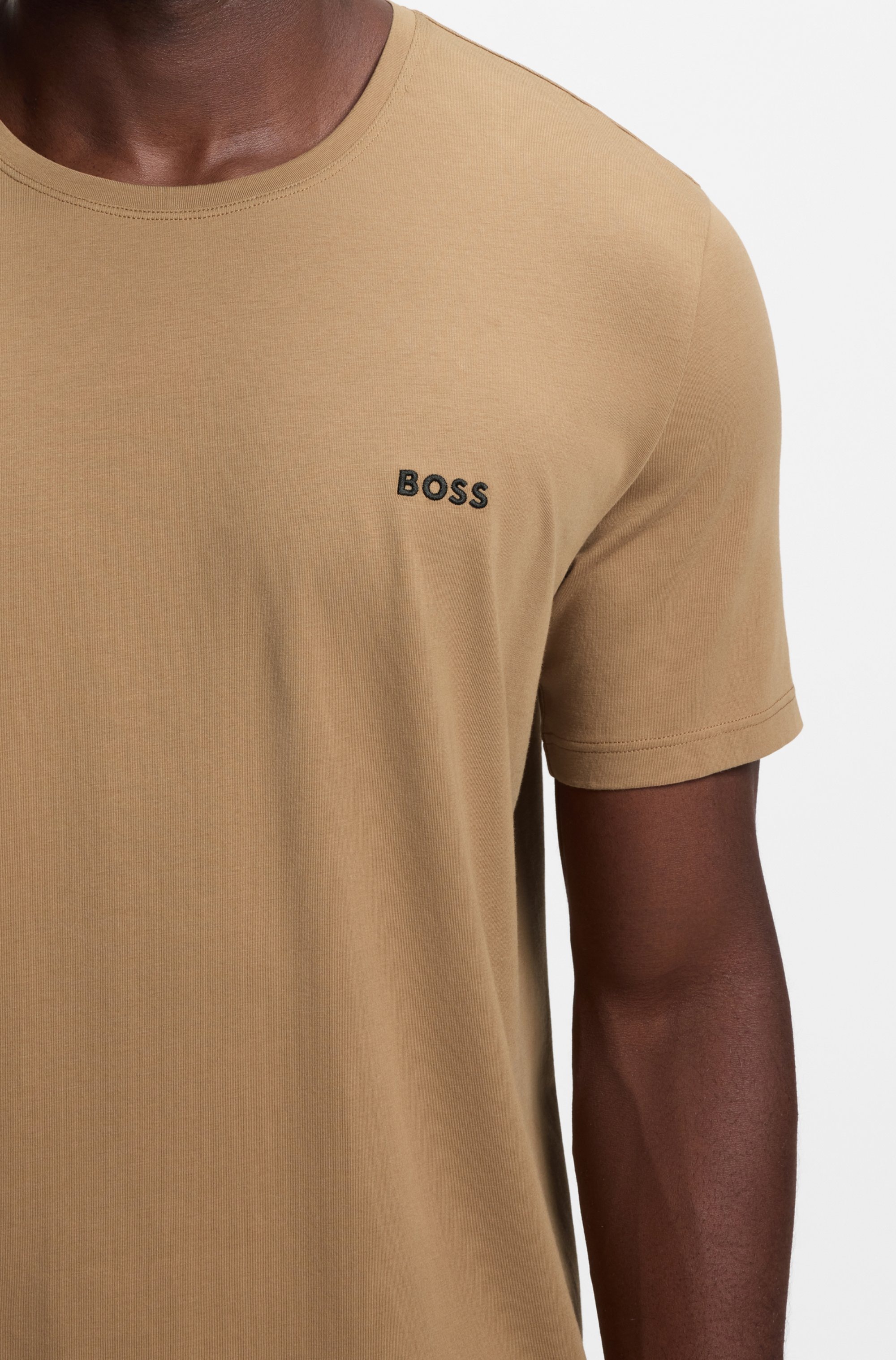 BOSS »Mix&Match T-Shirt R« mit Logostickerei