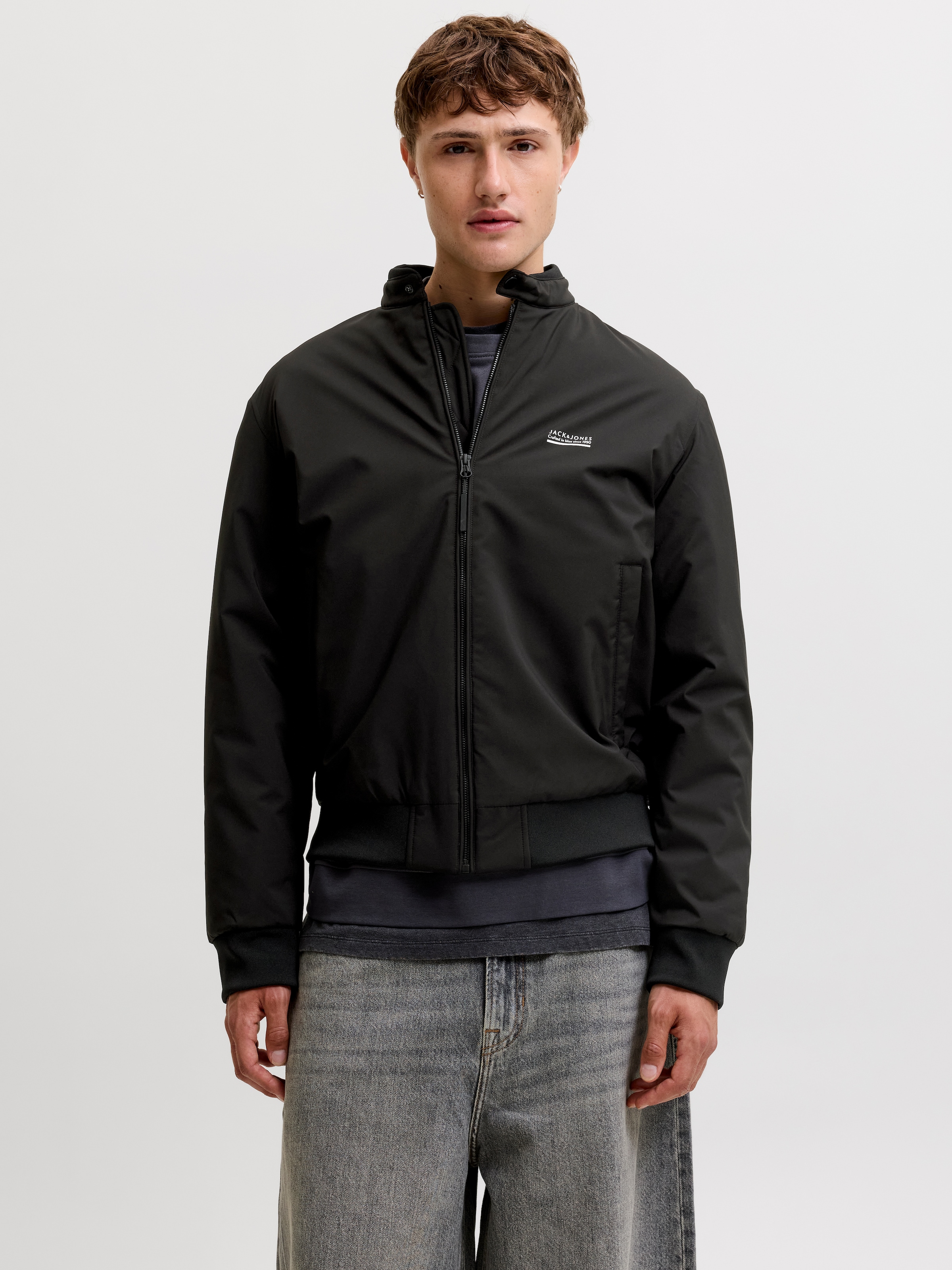 Image of Jack & Jones Blouson "JJEBROOKLYN BOMBER SN" Kunstfaser, regular fit